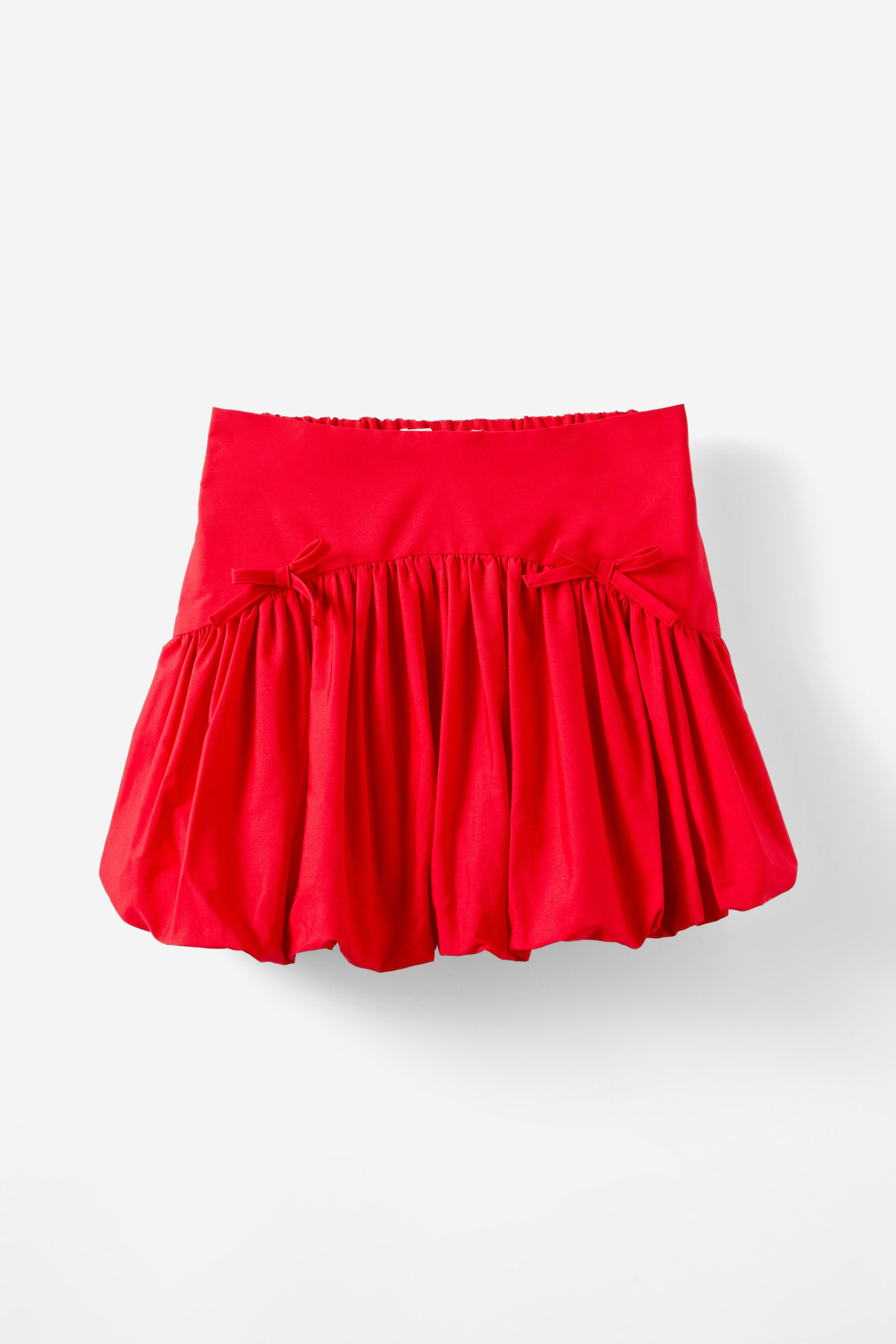 Betsy Bubble Skirt varsity red