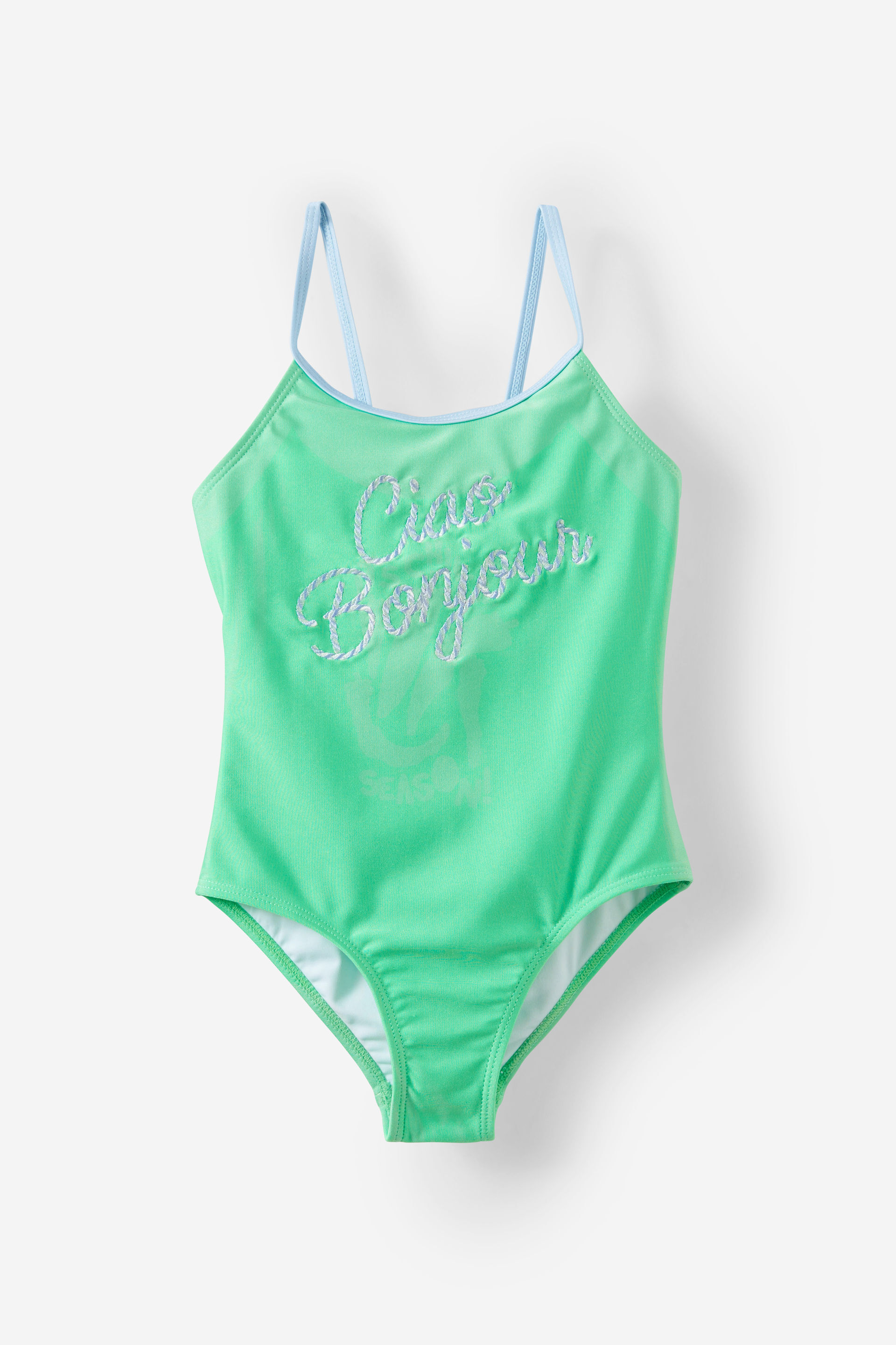 Helen Frill Back One Piece tennis green/ciao bonjour