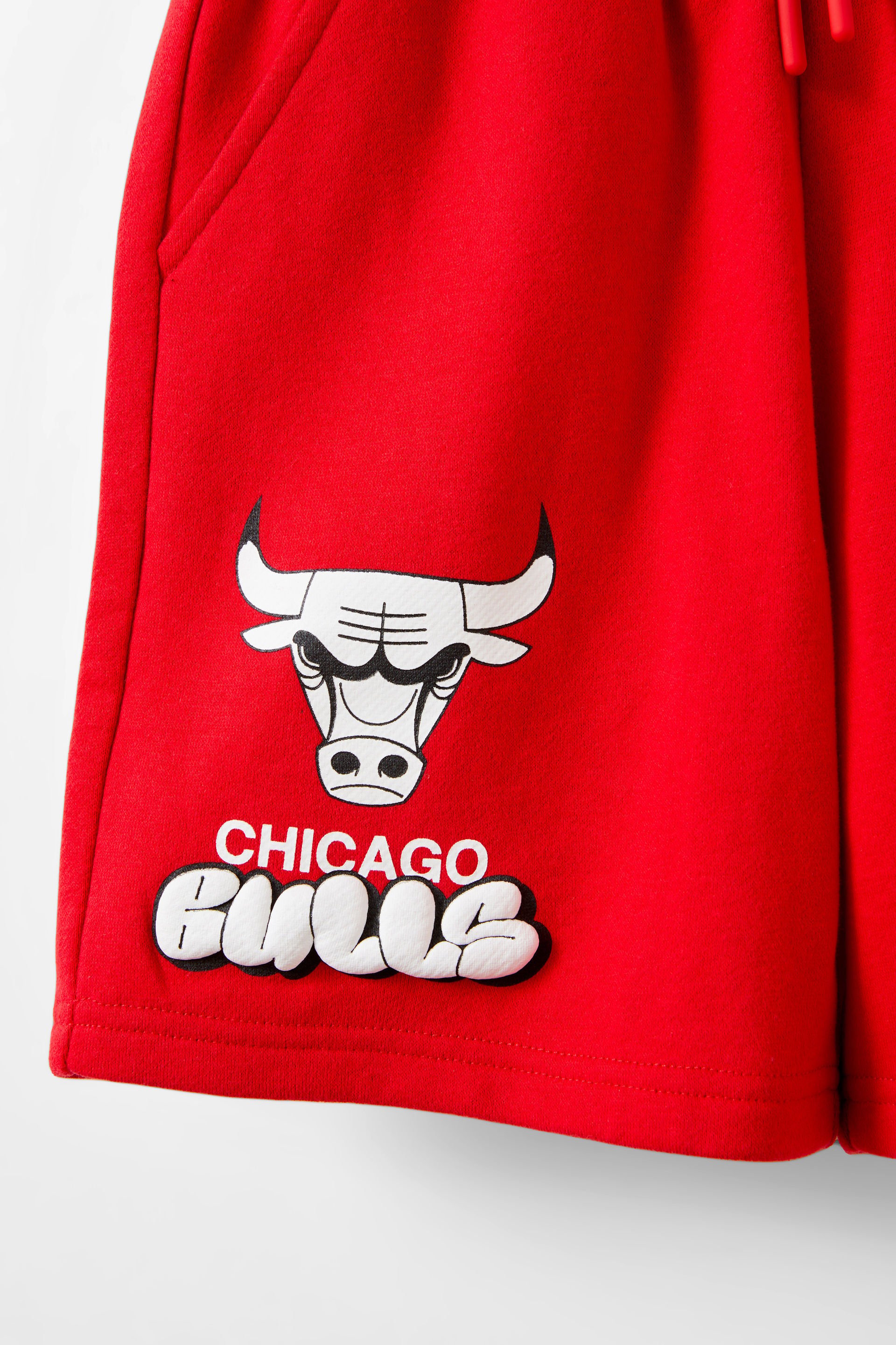 Chicago Bulls NBA Fleece Short lcn nba red/chicago bulls