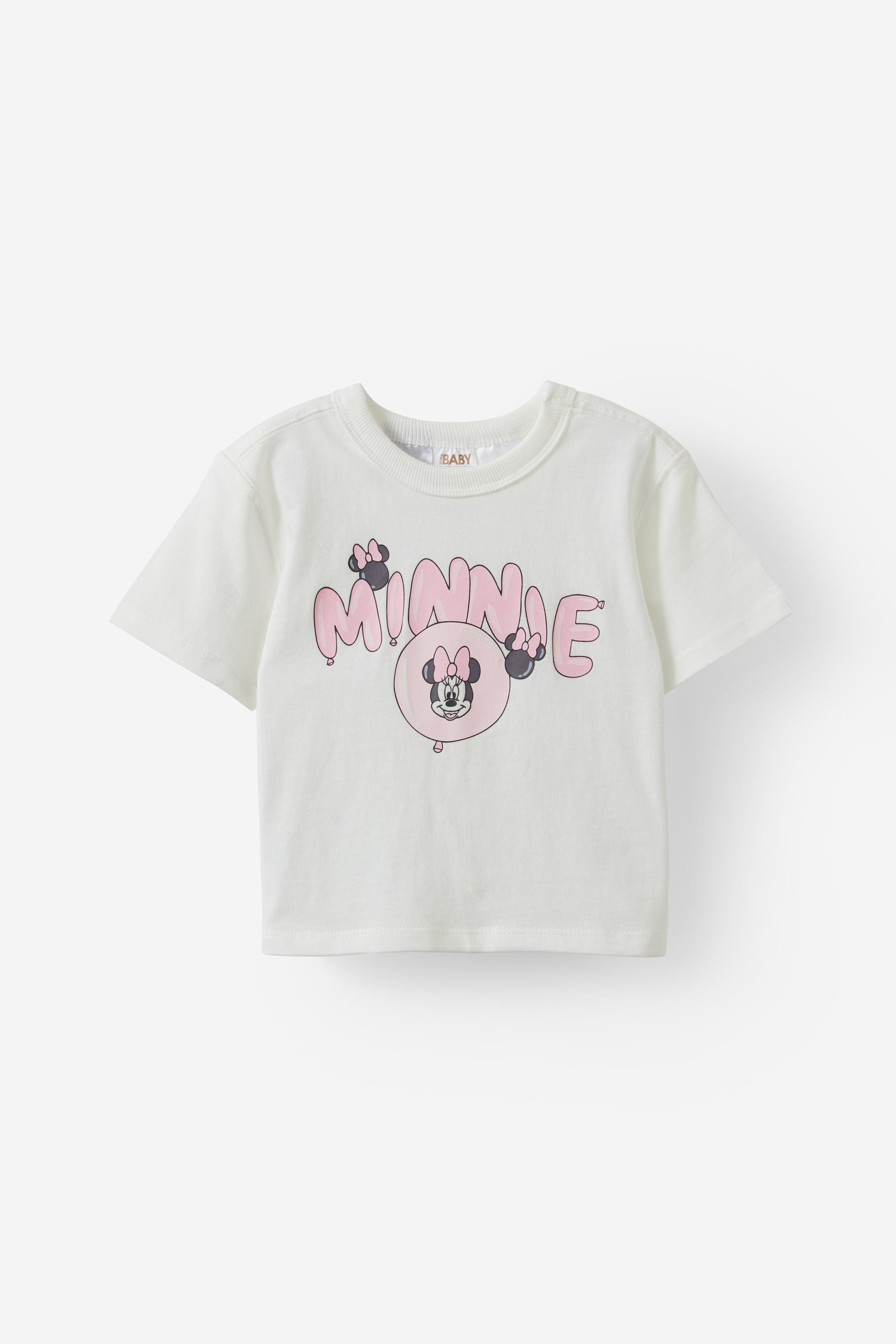 Bobbi Short Sleeve Lcn Tee lcn dis vanilla/minnie mouse