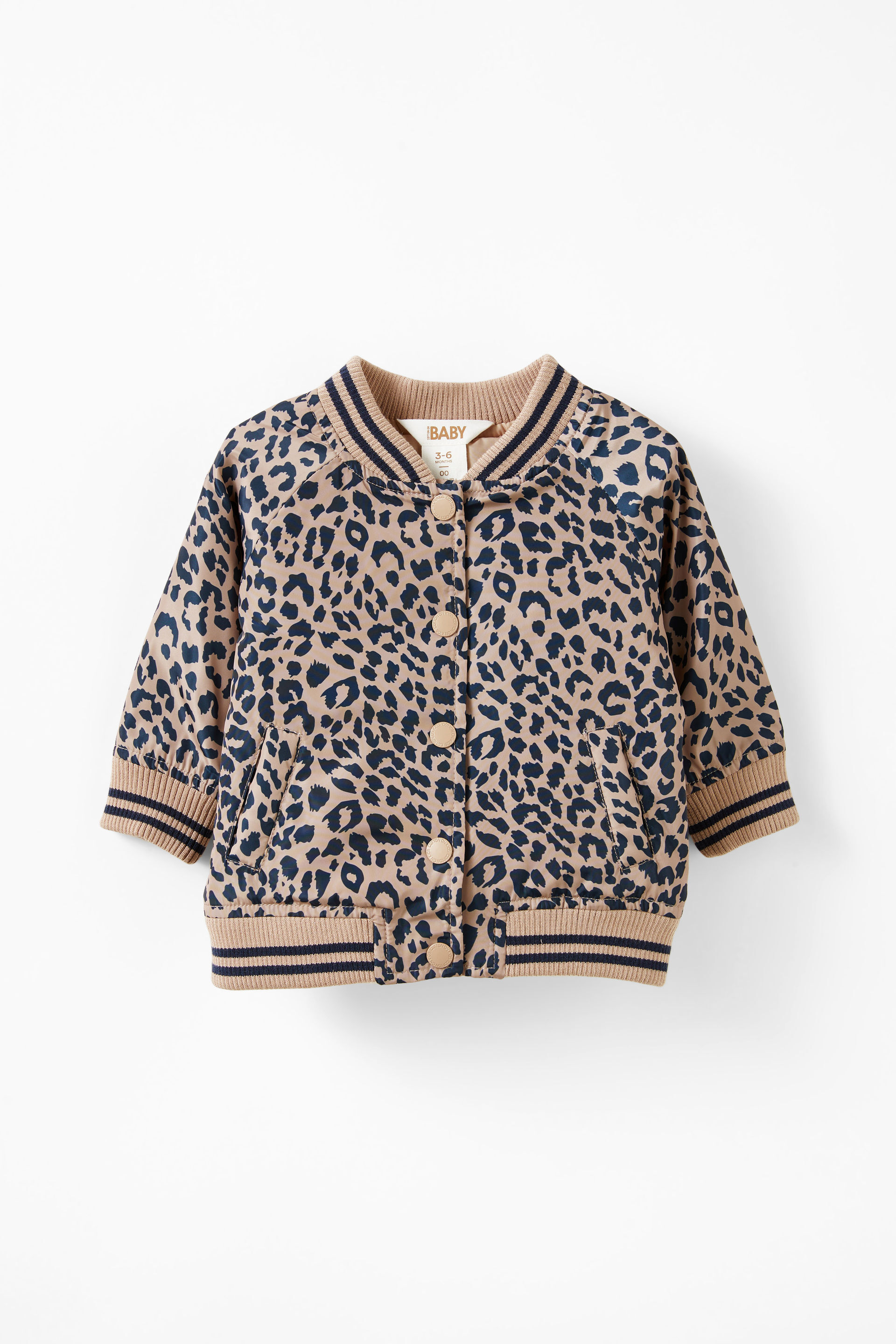 Darcey Bomber Jacket oatmilk/leopard
