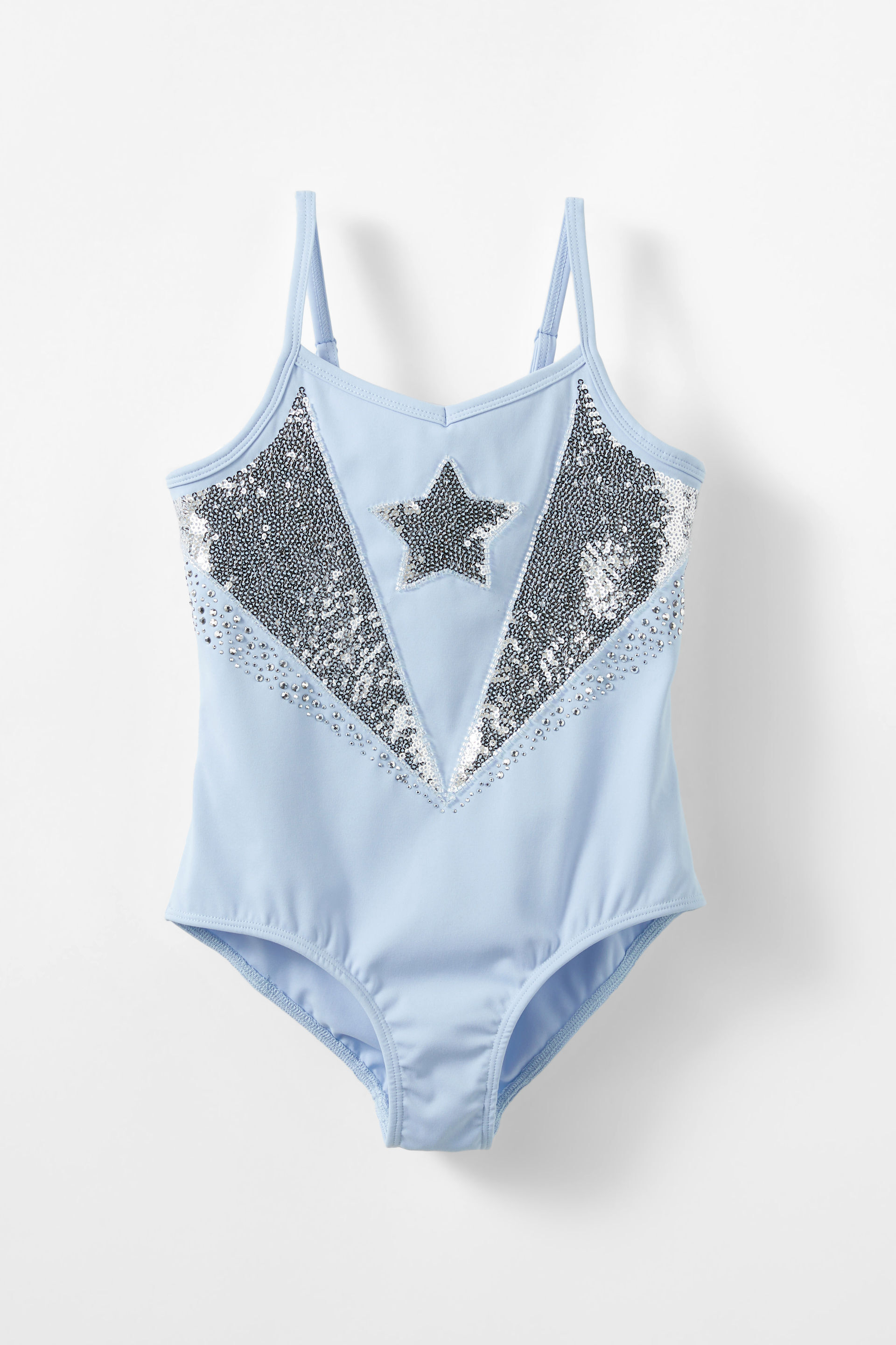Lexie Sleeveless Leotard dawn blue/sparkle
