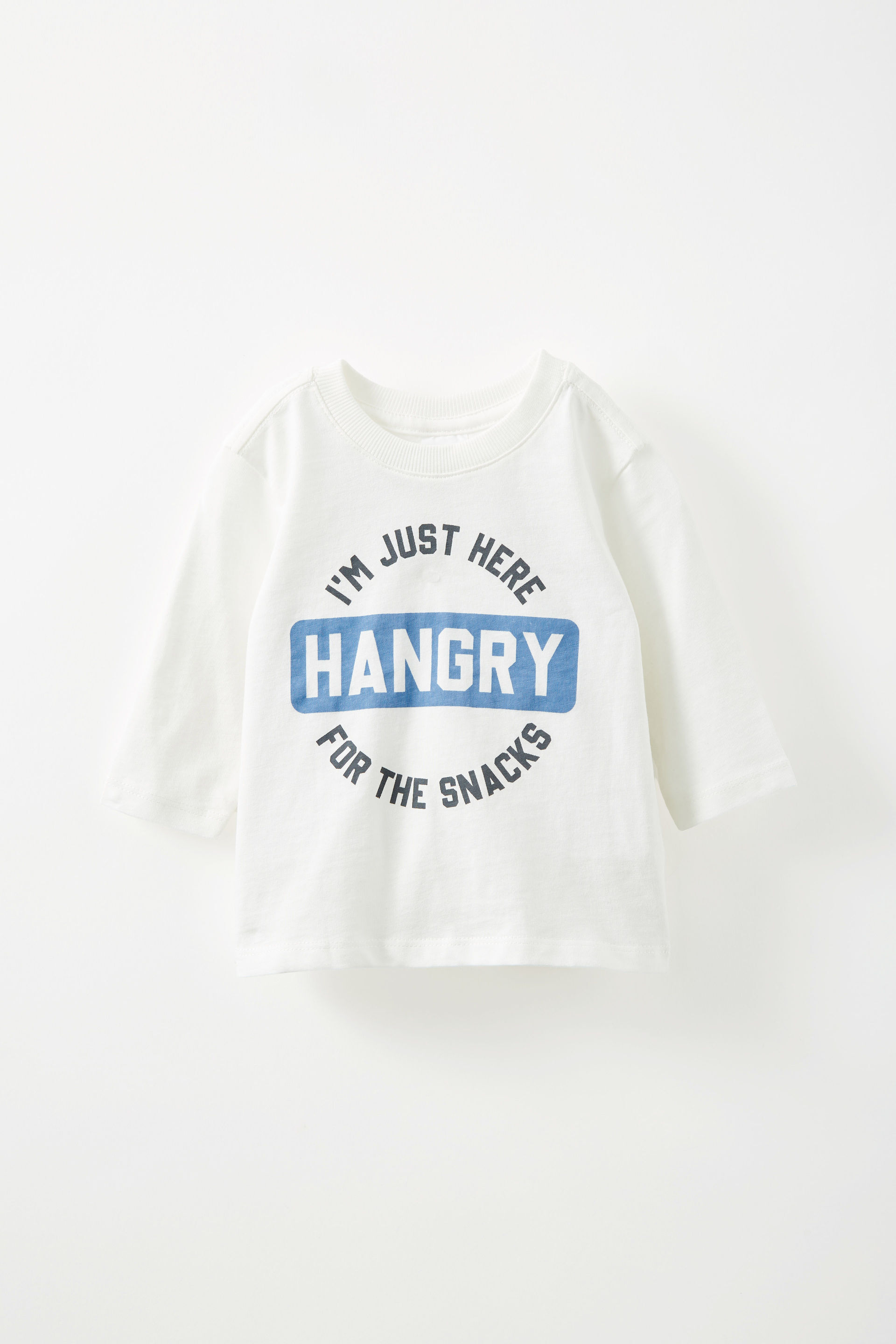 Jamie Long Sleeve Graphic Print Tee vanilla/hangry