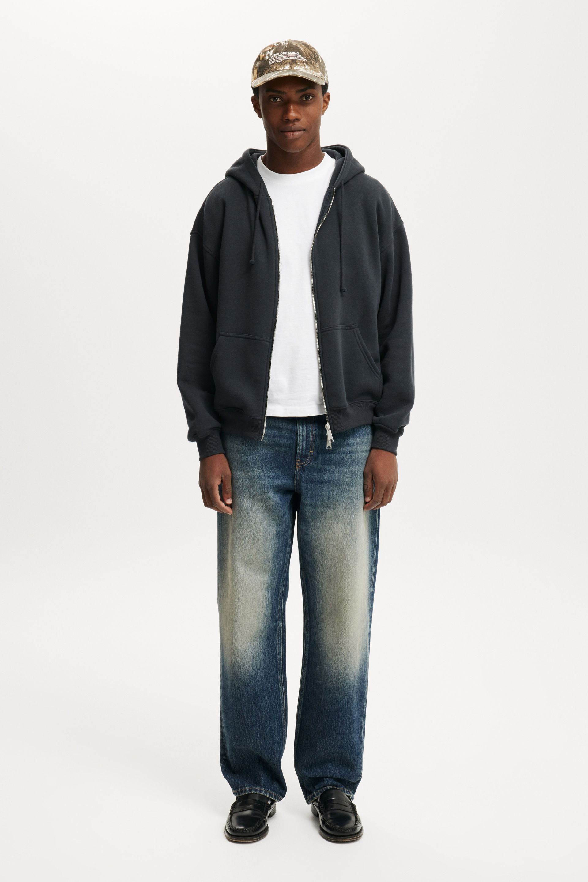 Baggy Jean static blue