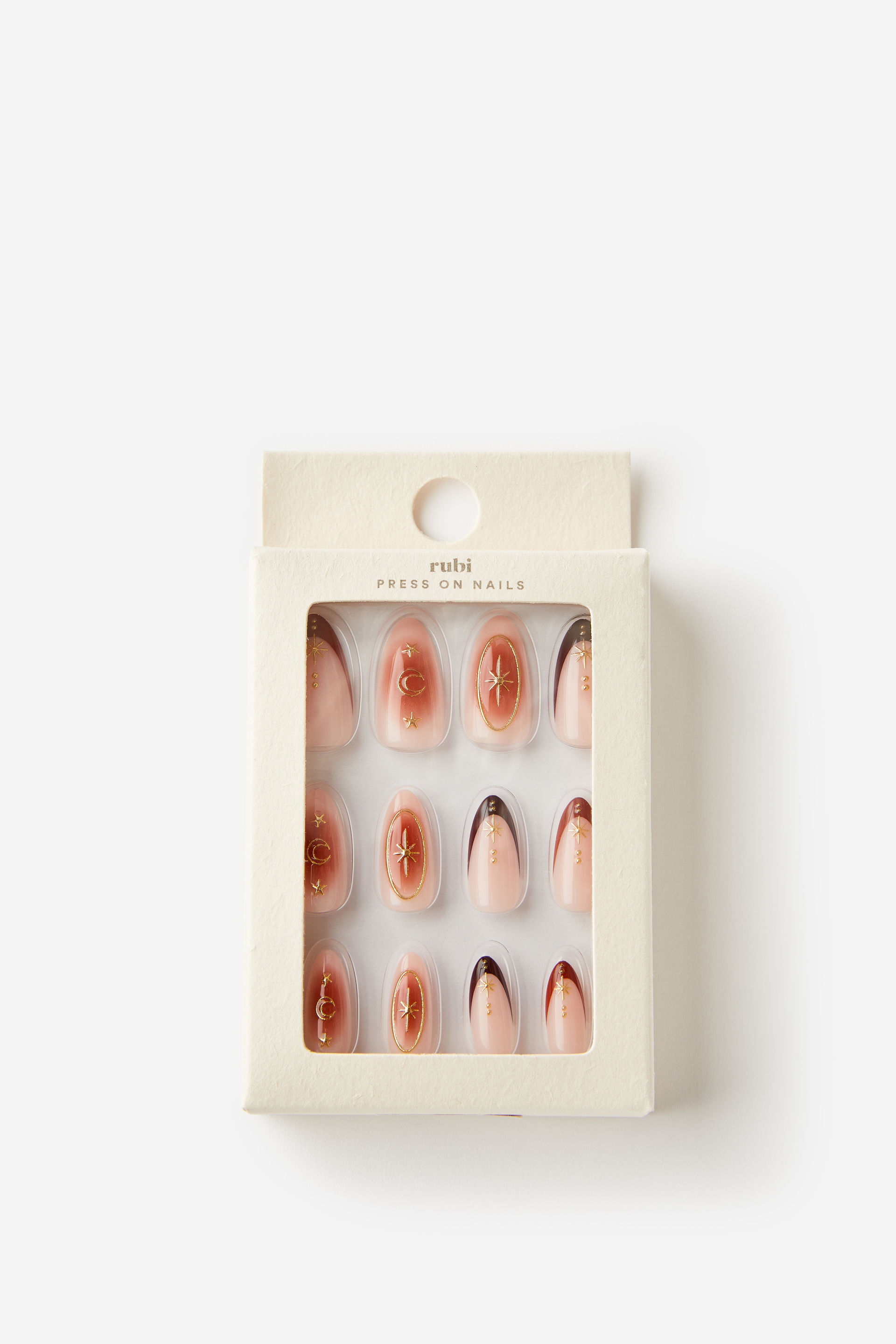 Press On Nails cosmic mocha