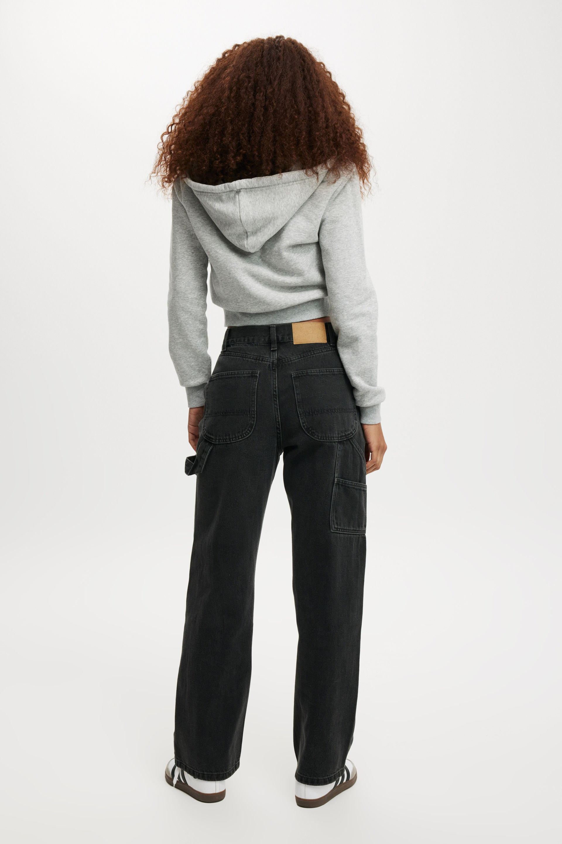 Loose Straight Jean graphite black/ carpenter