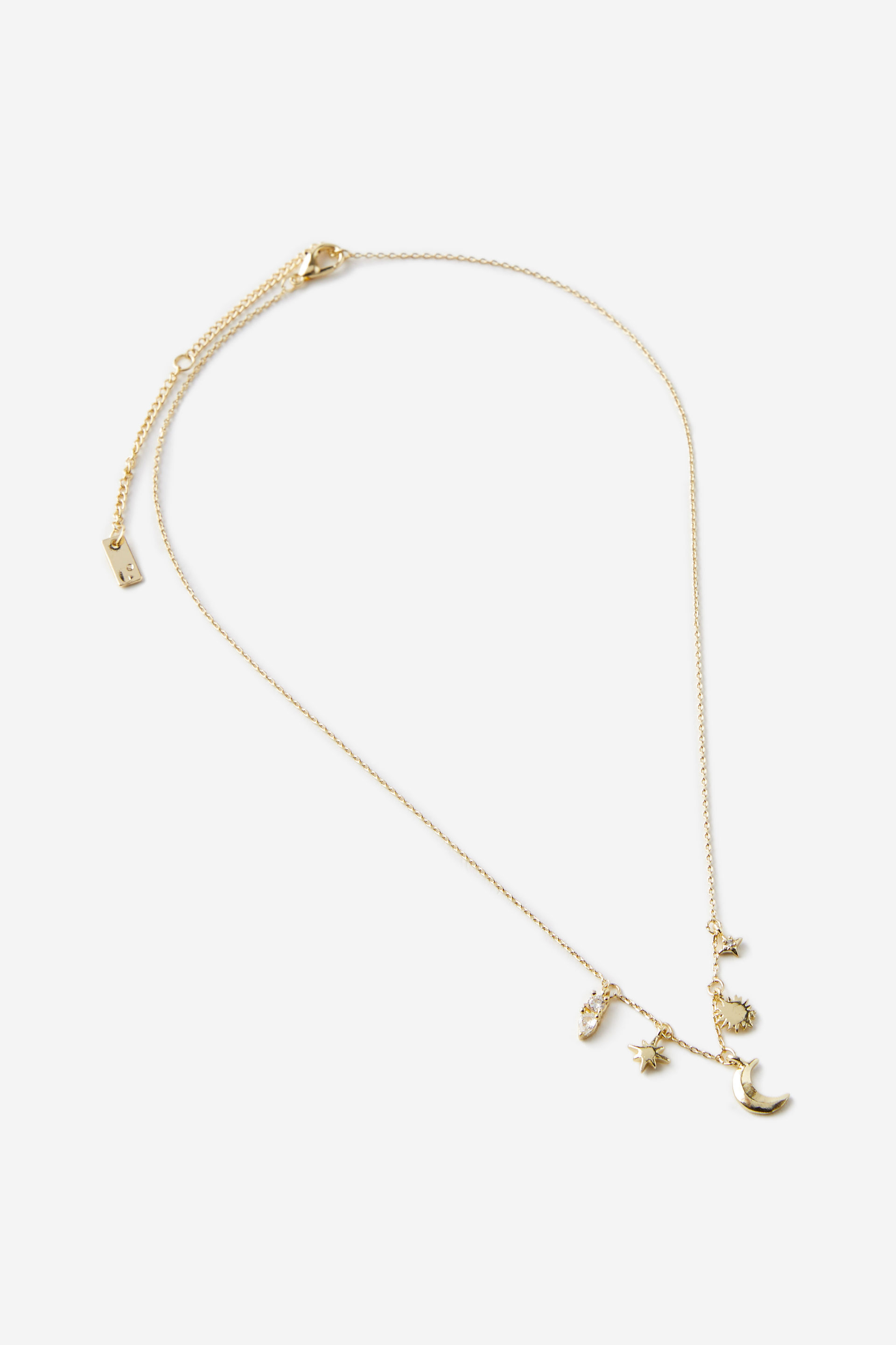 Pendant Necklace up gold mini cosmic charm