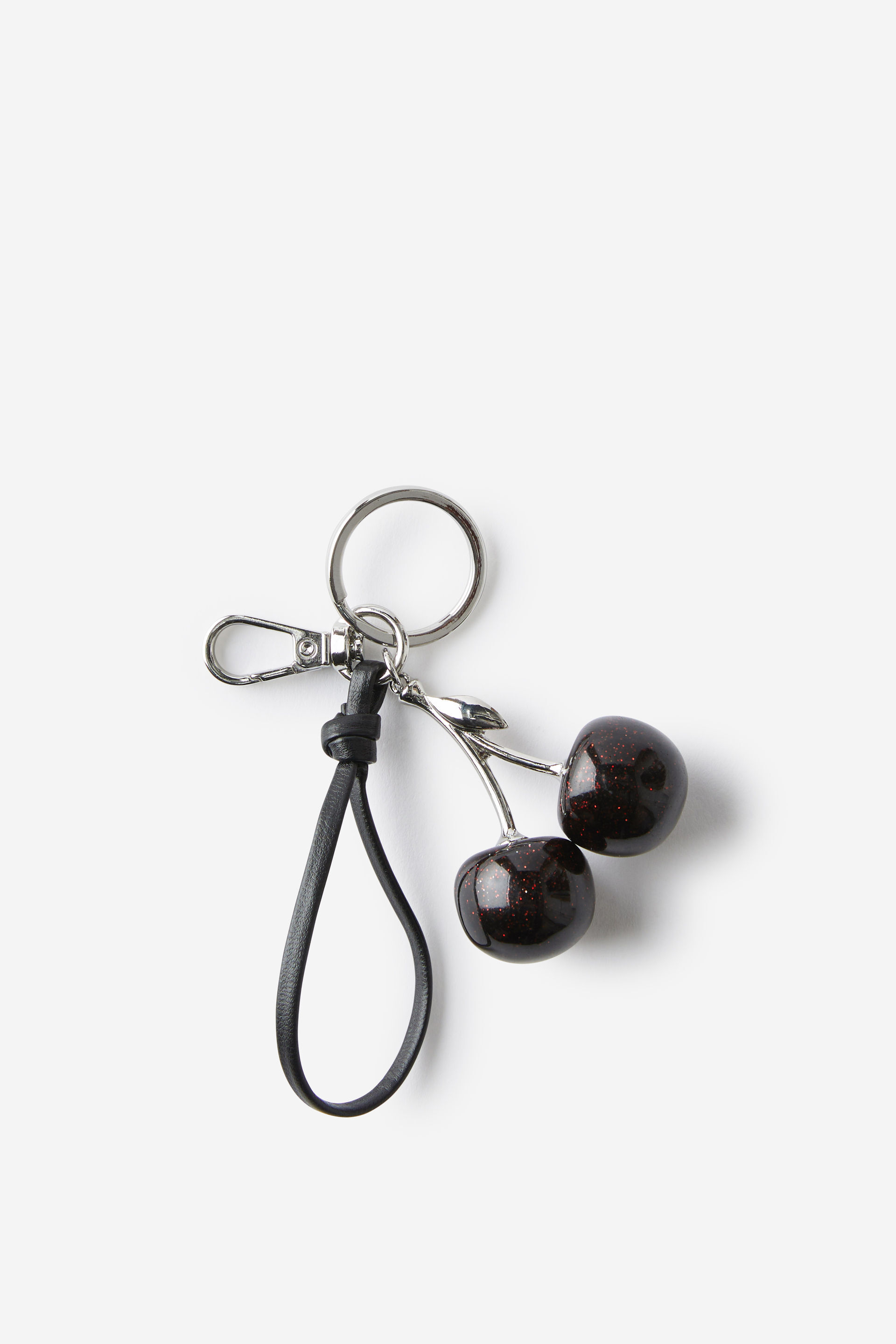 Bag Charm black sour cherry