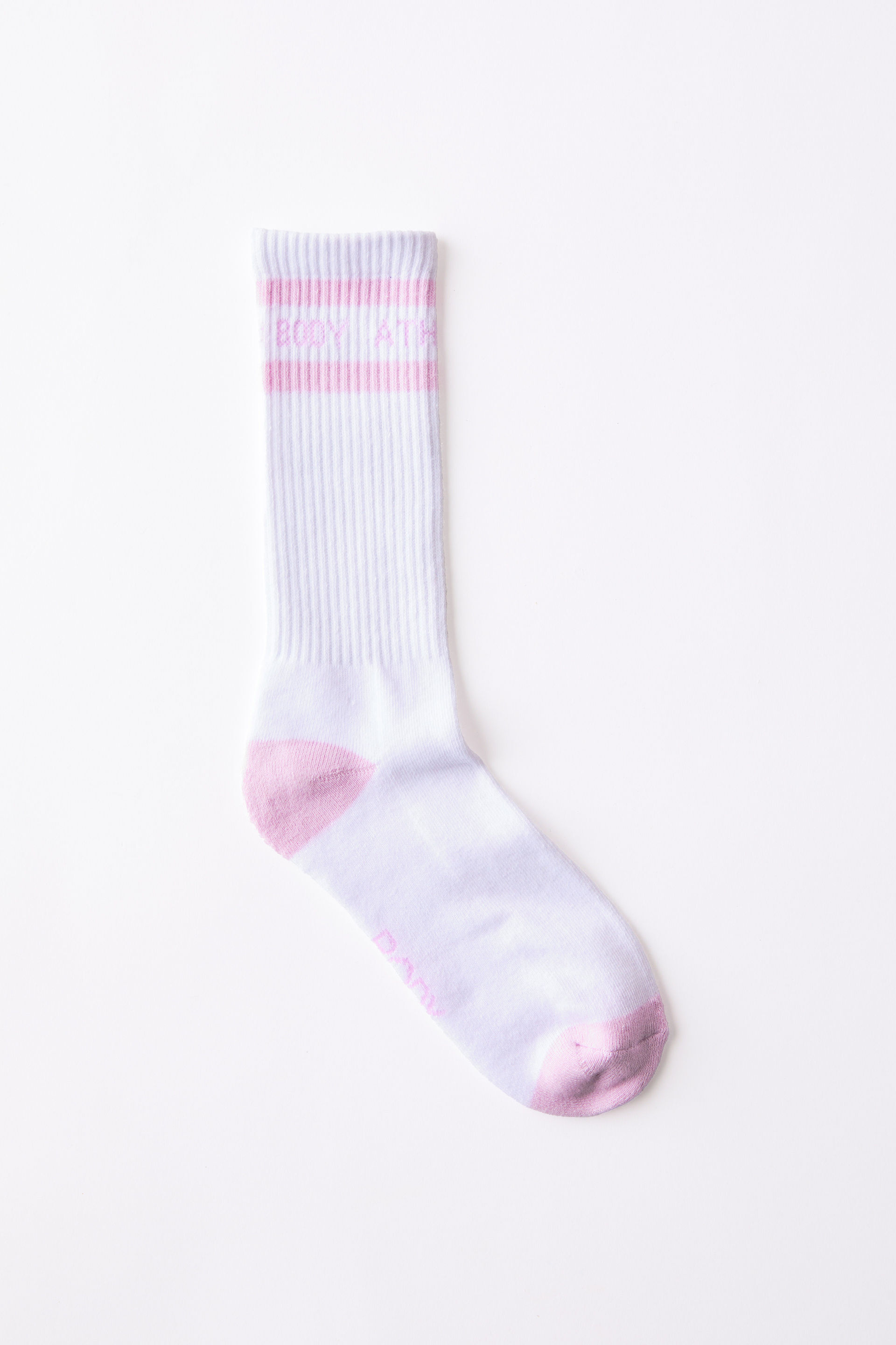 Active Tube Sock wht/pink lavender bac
