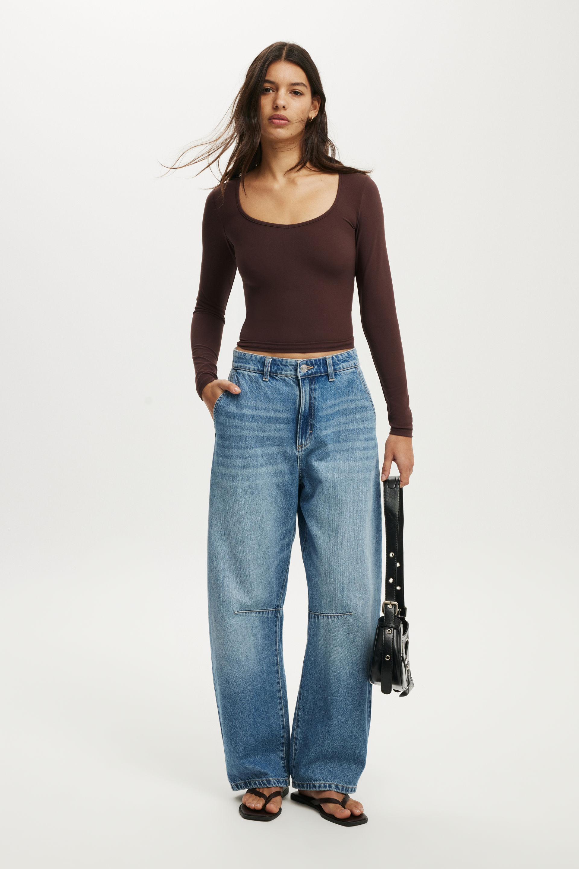 Barrel Jean saltwater blue