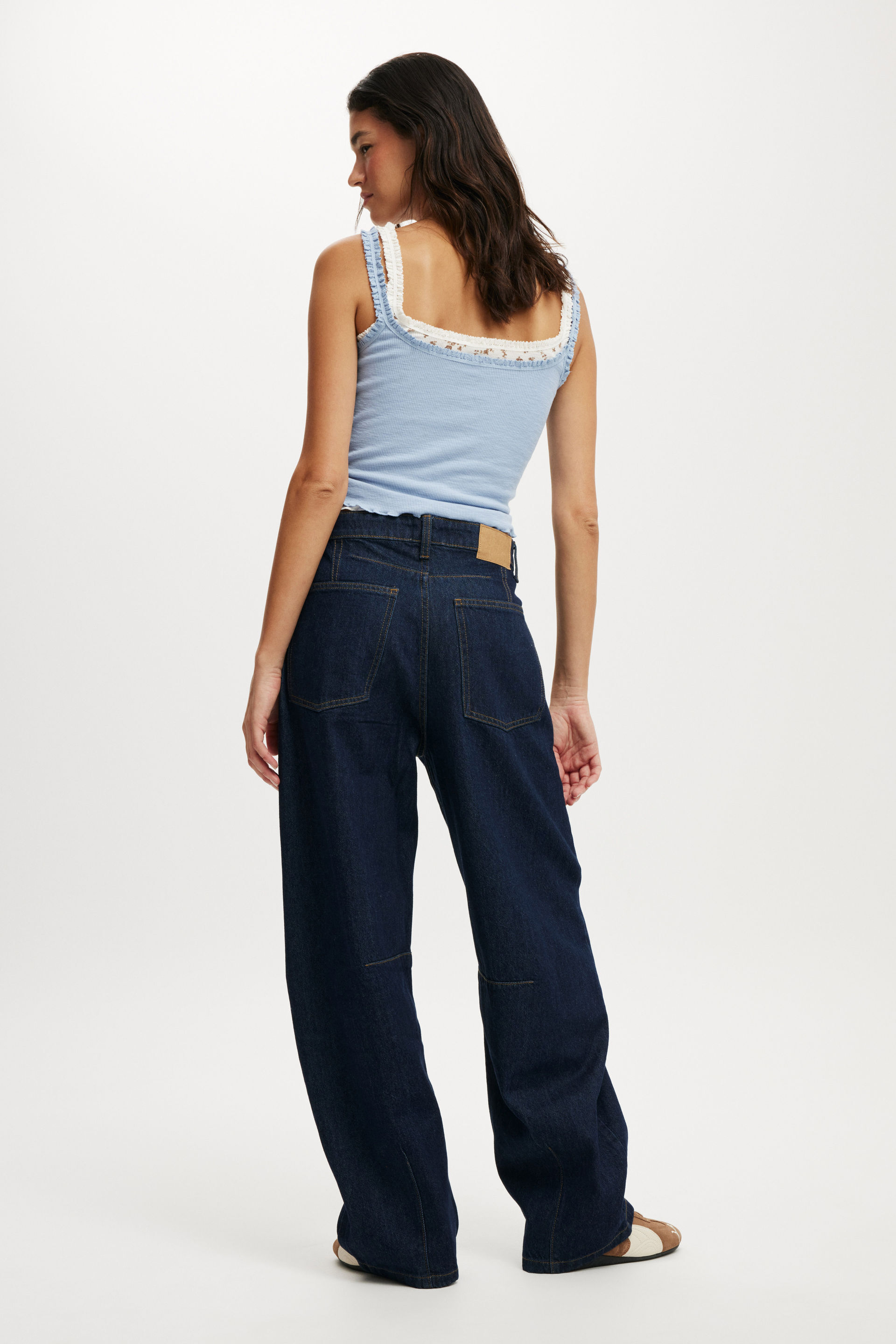 Barrel Jean indigo