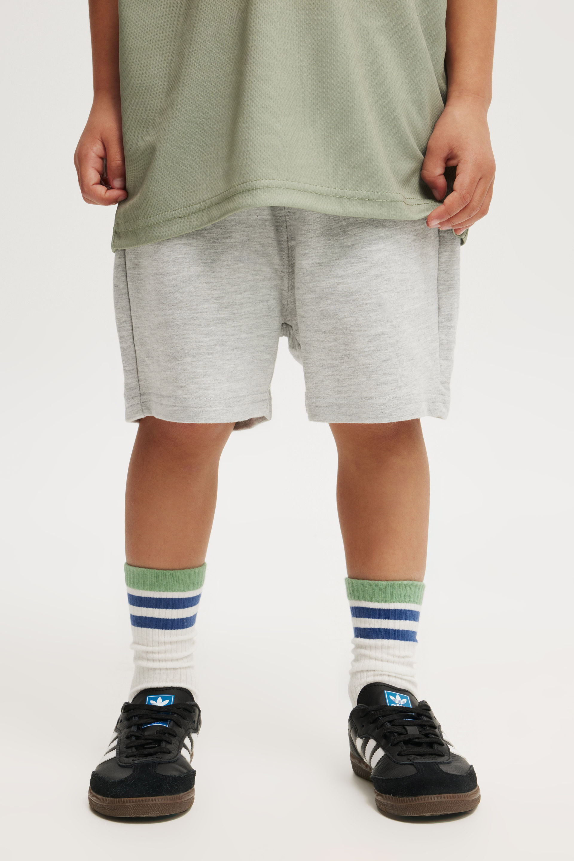 Henry Slouch Short grey marle core