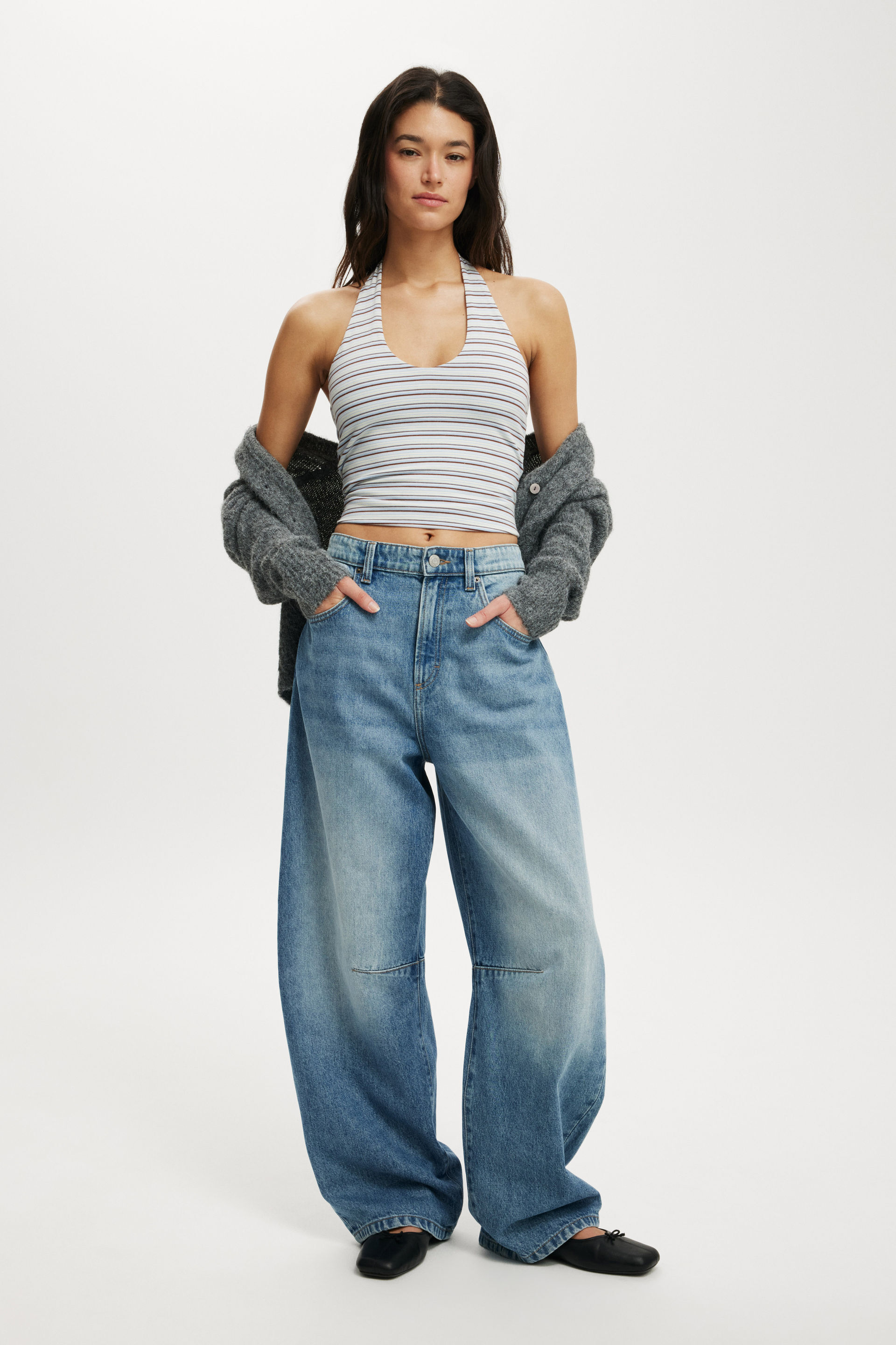 Barrel Jean eve blue