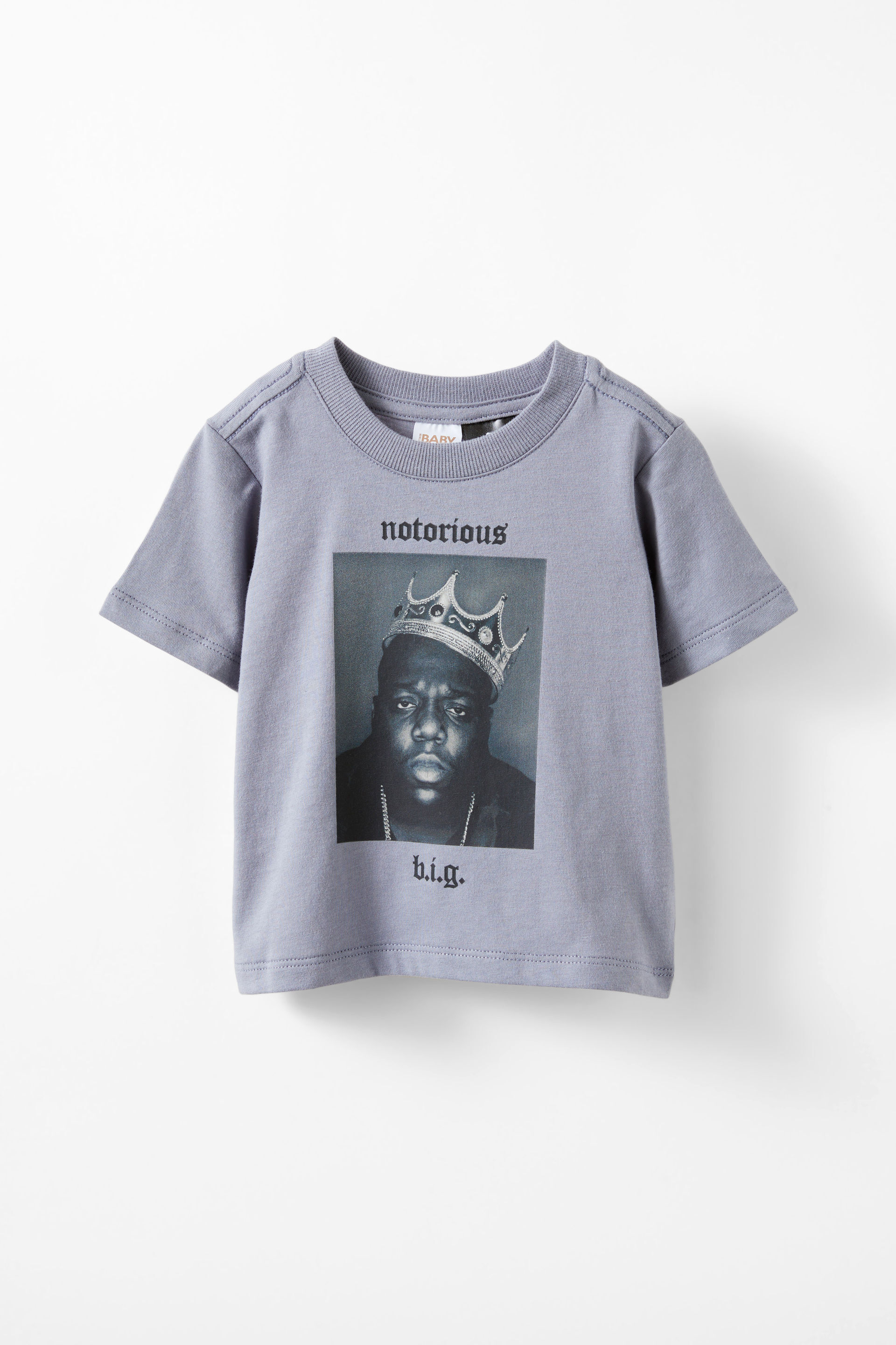 Biggie Short Sleeve Graphic Print Tee lcn mt steel/notorious biggie