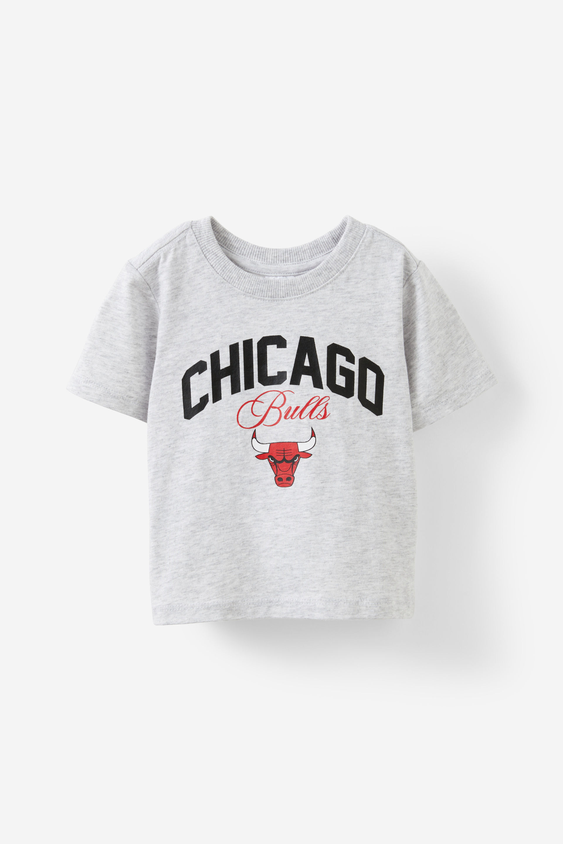 NBA Chicago Bulls Short Sleeve Graphic Print Tee lcn nba cloud marle/chicago bulls