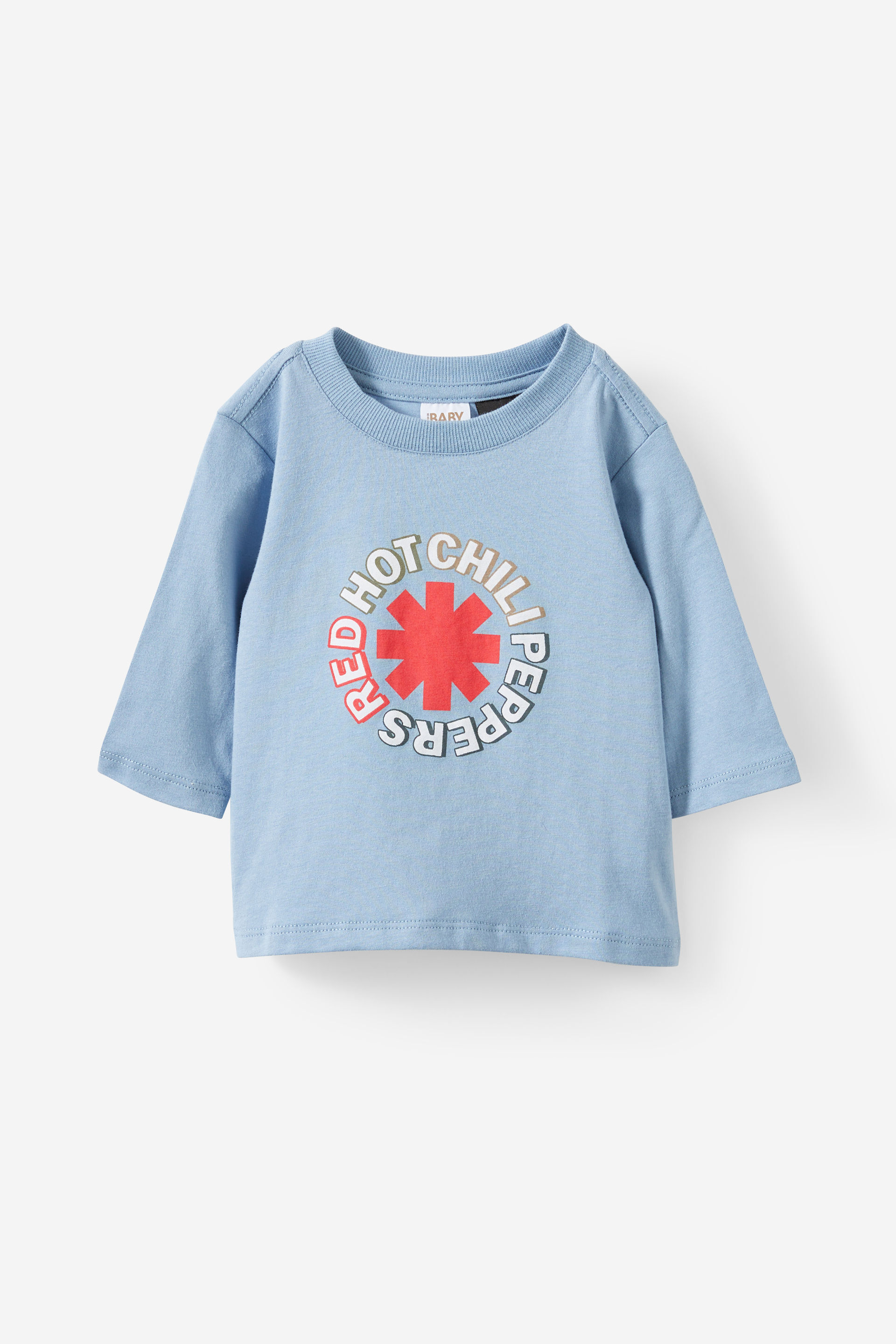 Red Hot Chili Peppers Long Sleeve Tee lcn mt dusty blue/rhcp