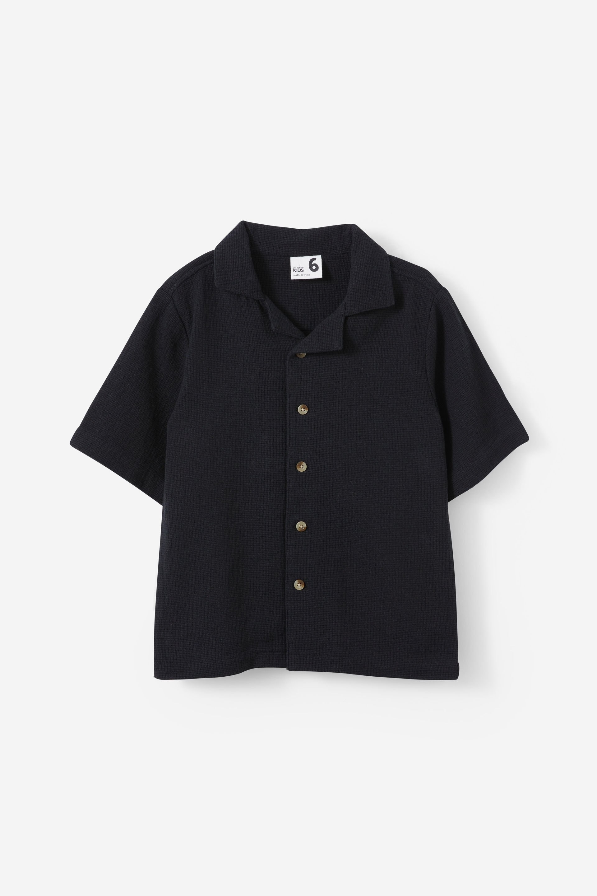 Cabana Short Sleeve Shirt black/texture
