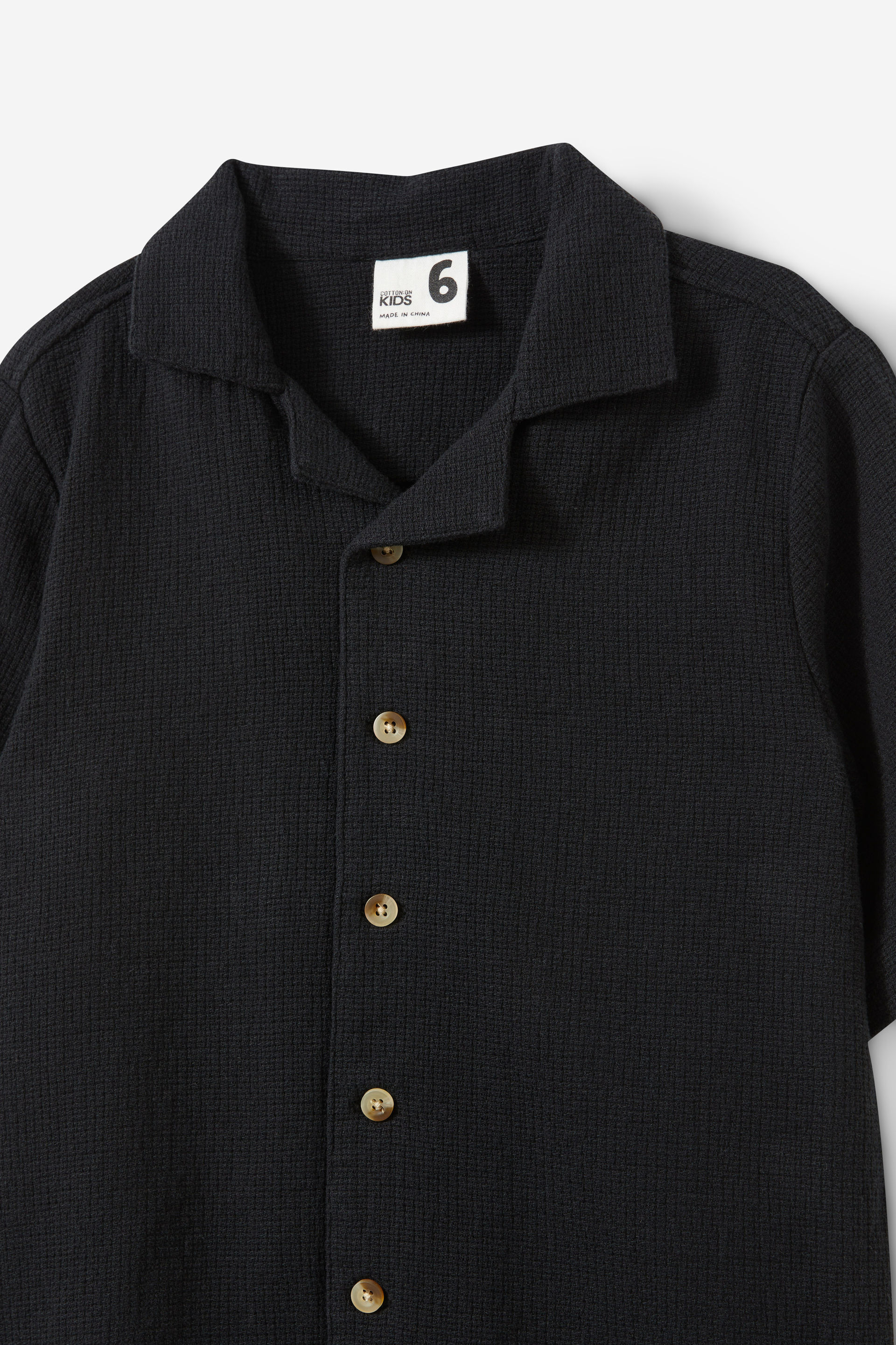 Cabana Short Sleeve Shirt black/texture