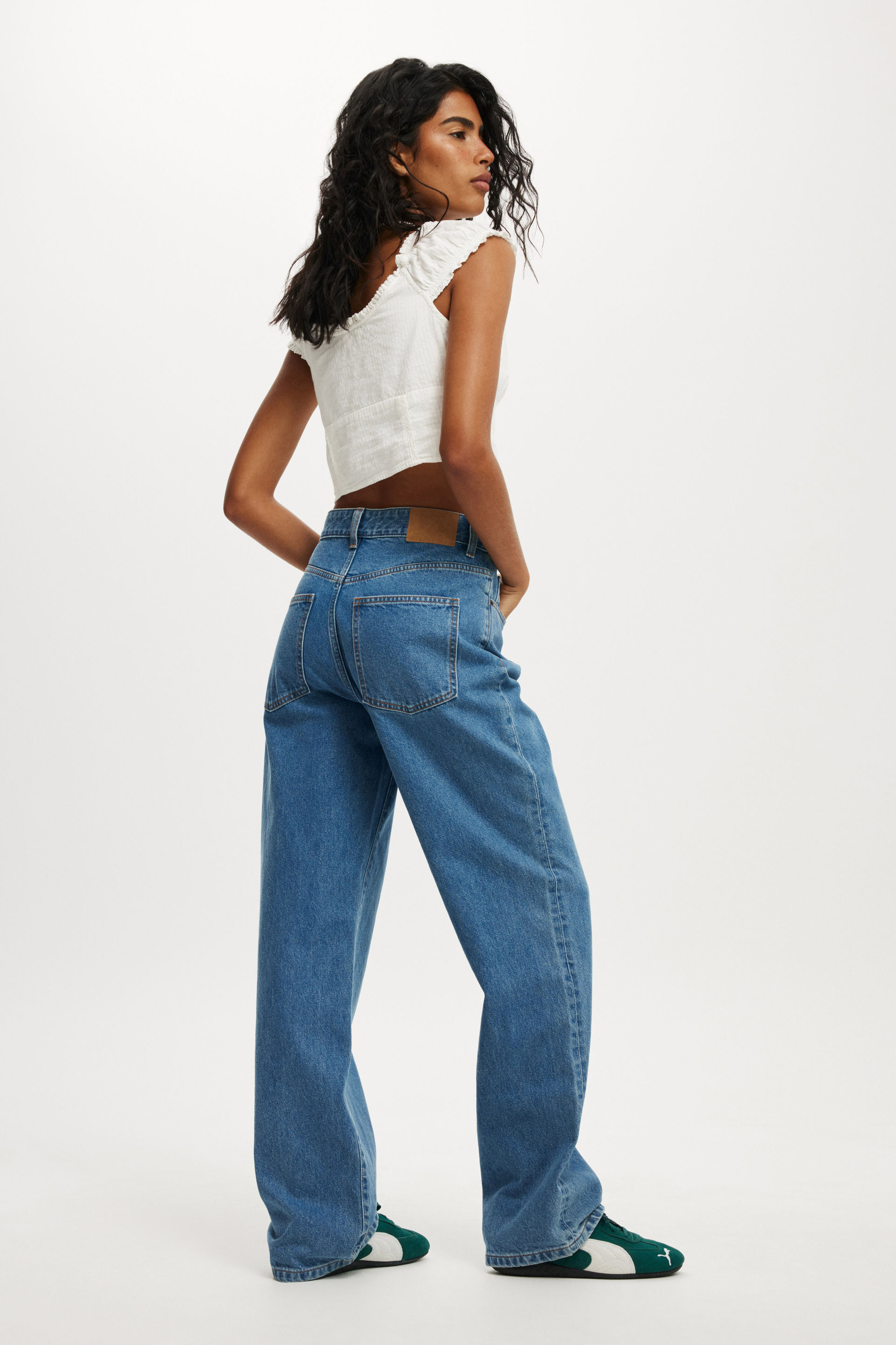 91 Straight Jean celeste blue