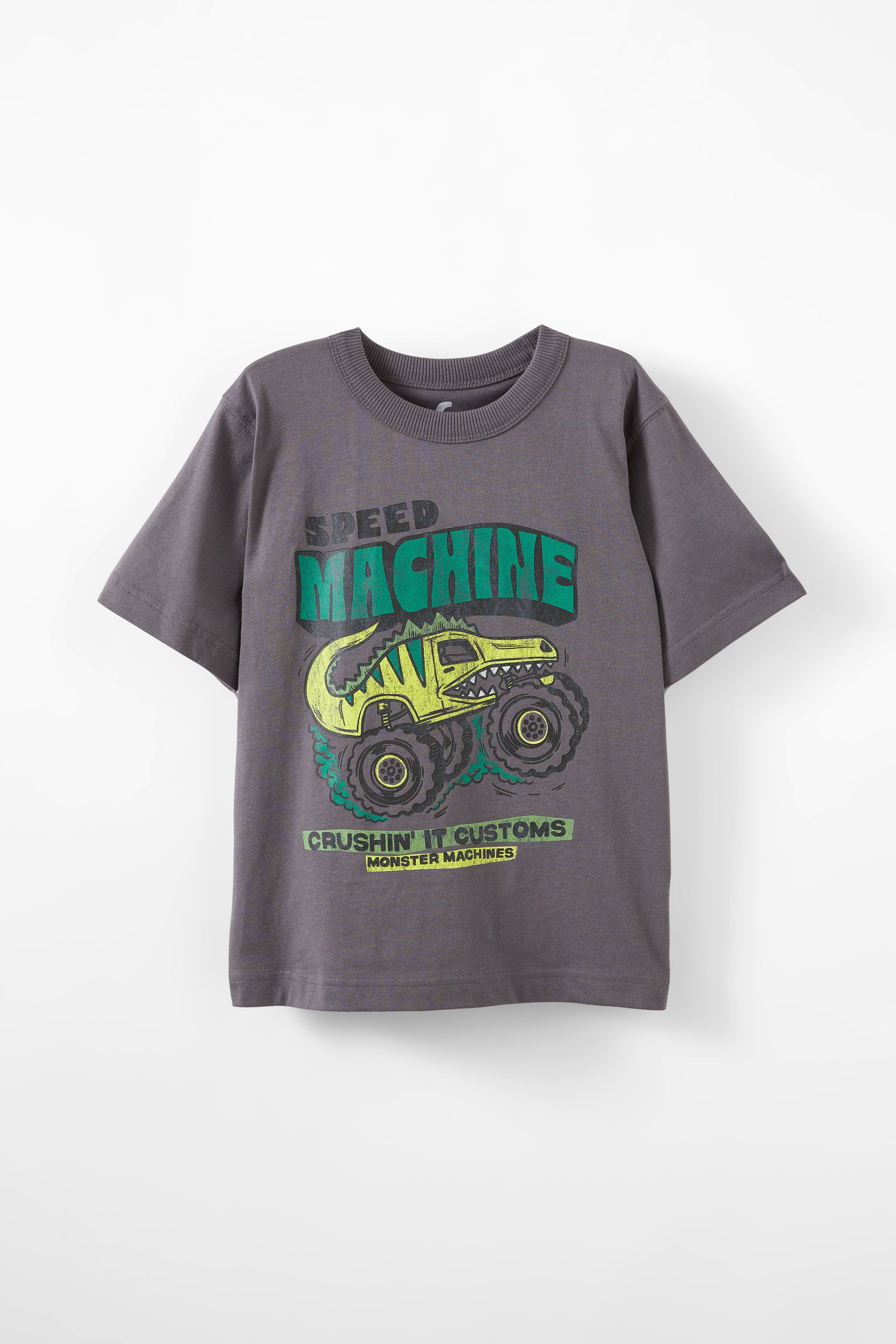 Jonny Short Sleeve Graphic Print Tee rabbit grey wash/speed machine