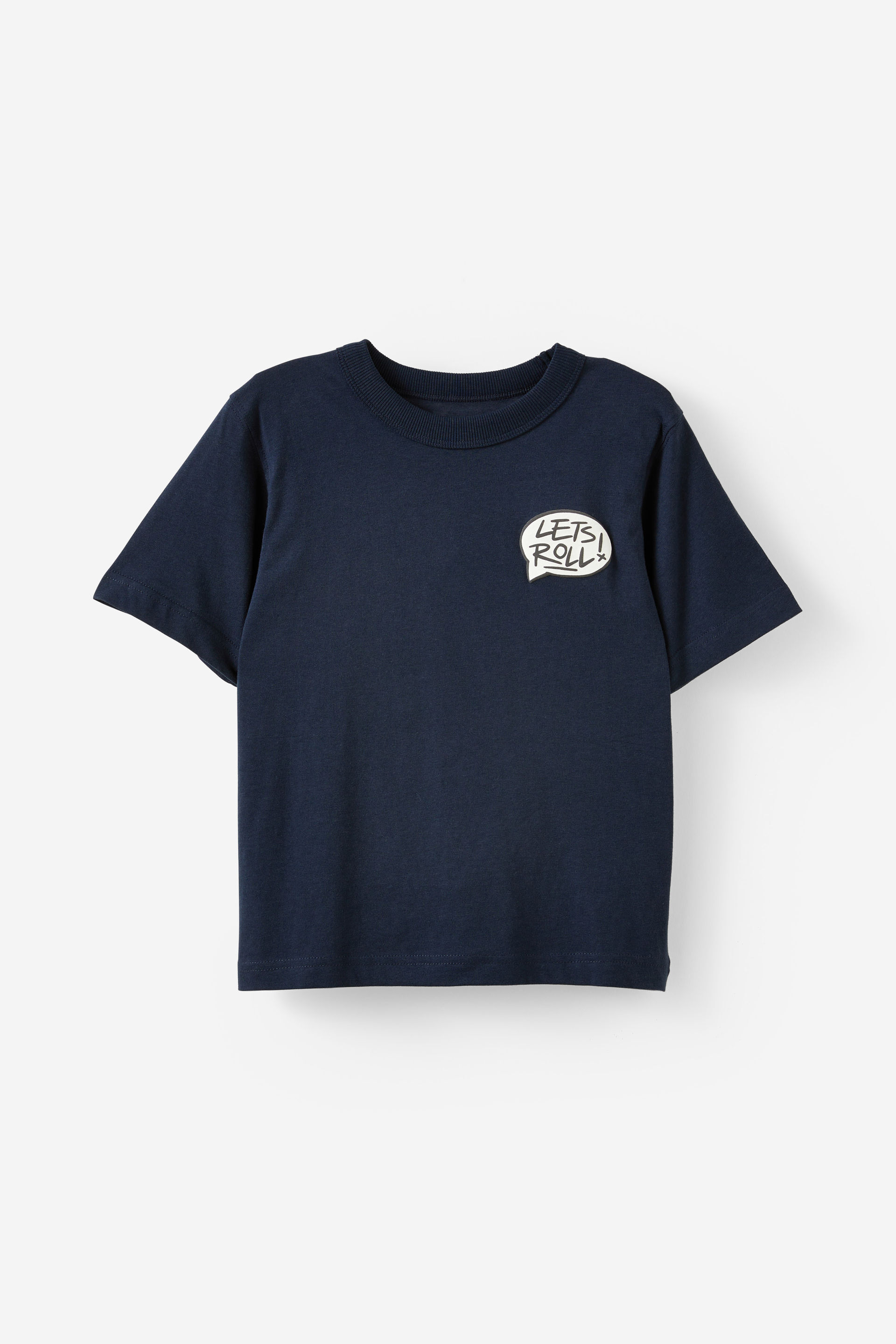 Jonny Short Sleeve Graphic Print Tee squid ink/skate play lets roll