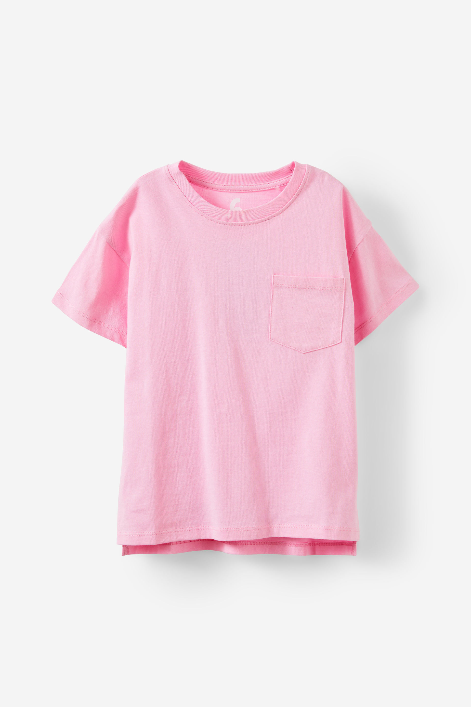 Poppy Short Sleeve Graphic Print Tee washed fairy pink/pocket