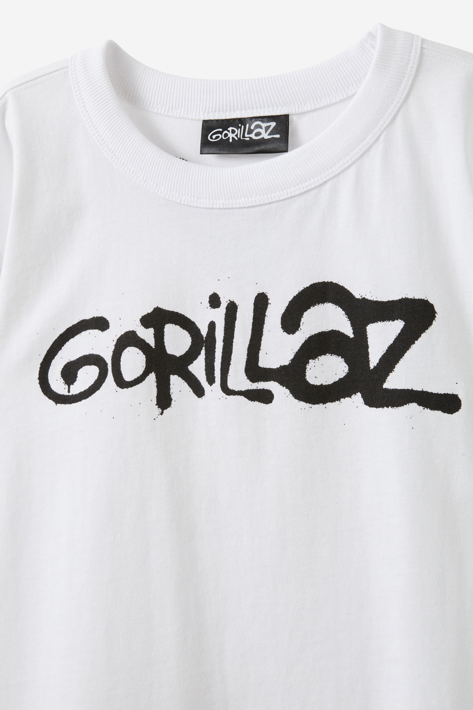 Gorillaz Drop Shoulder Short Sleeve Tee lcn wmg white/gorillaz