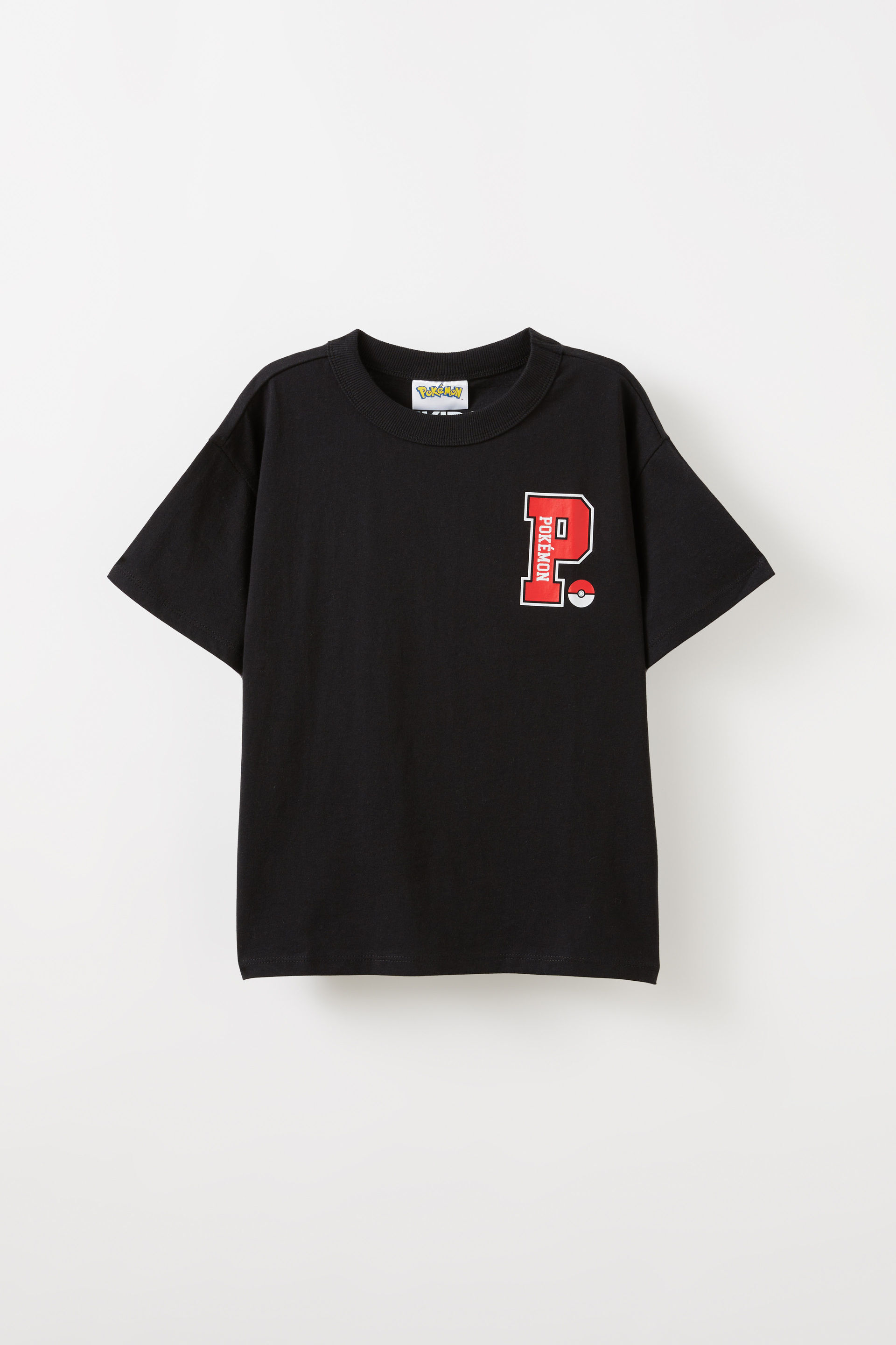 Pok&eacute;mon Drop Shoulder Short Sleeve Tee lcn pok black/pokemon gotta catch em all