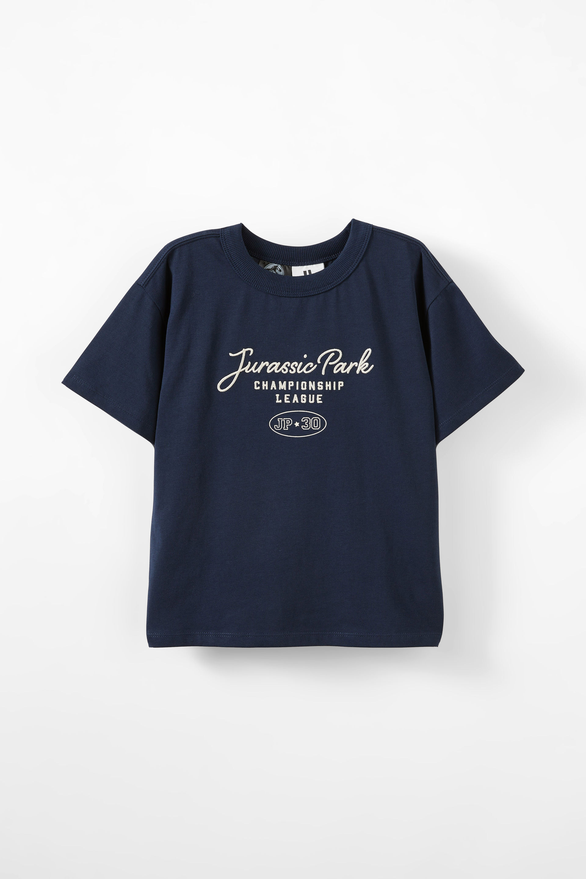 Jurassic Park Drop Shoulder Short Sleeve Tee lcn uni squid ink/jurassic park league