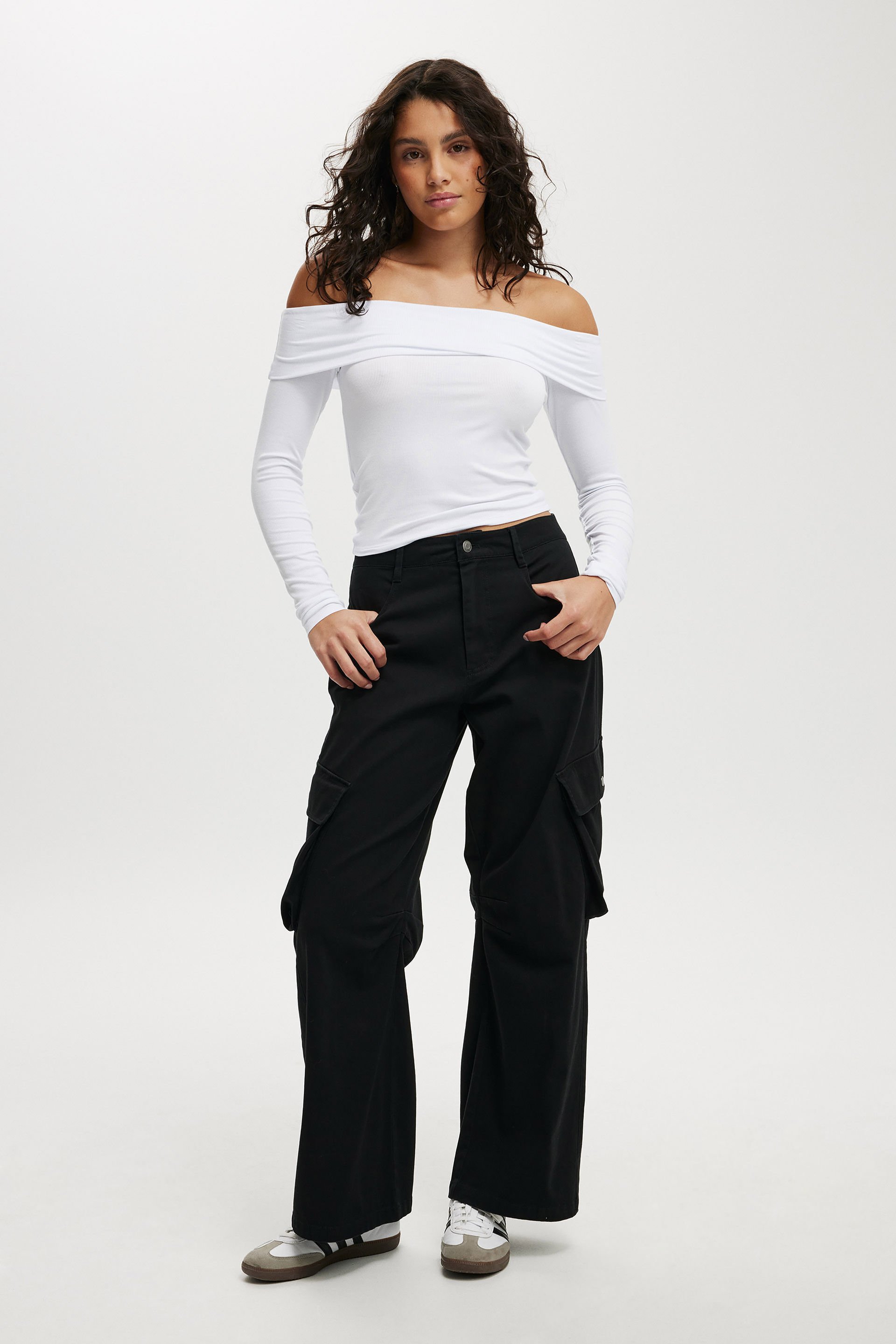 Cody Baggy Cargo Pant black