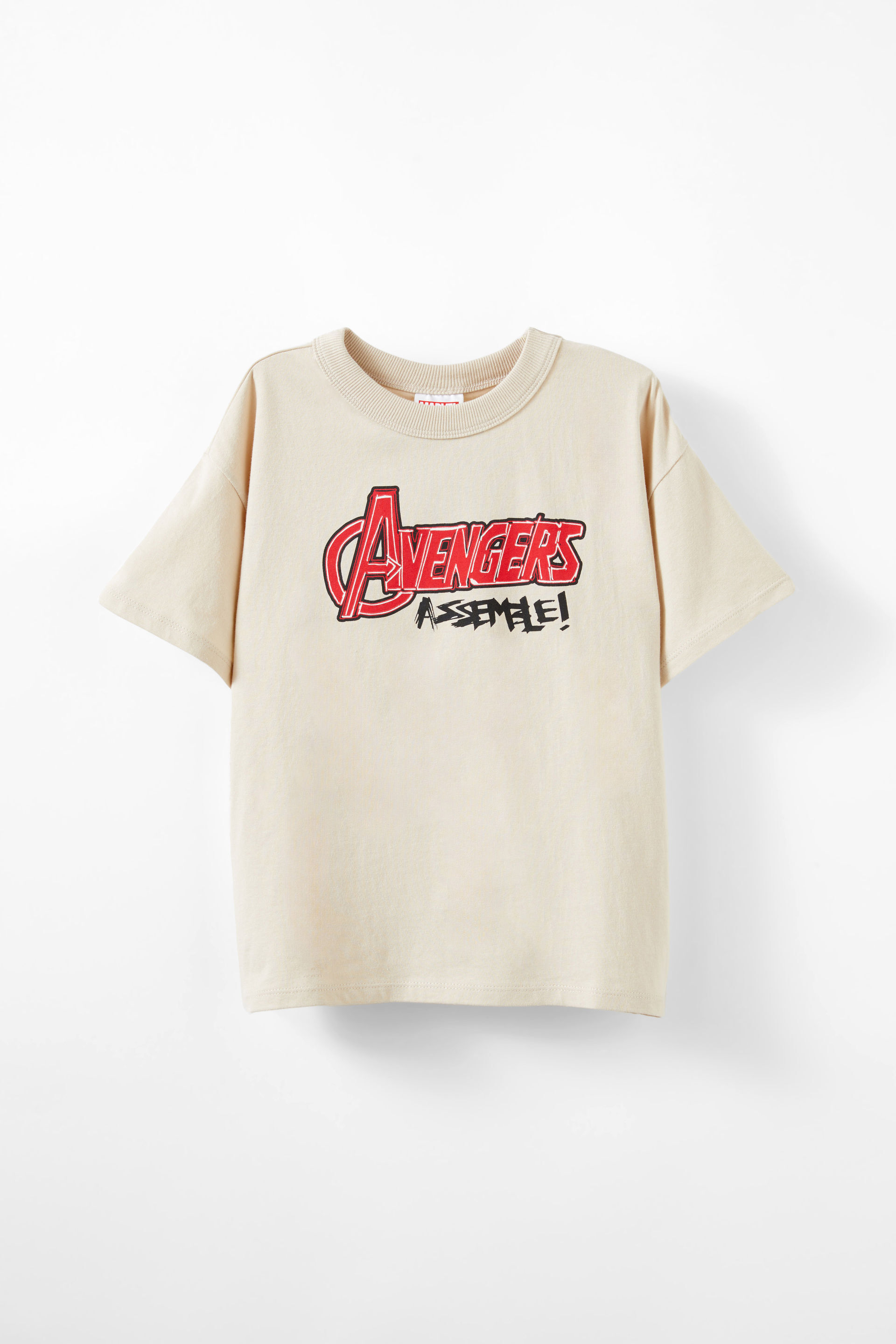 The Avengers Drop Shoulder Short Sleeve Tee lcn mar rainy day/avengers assemble