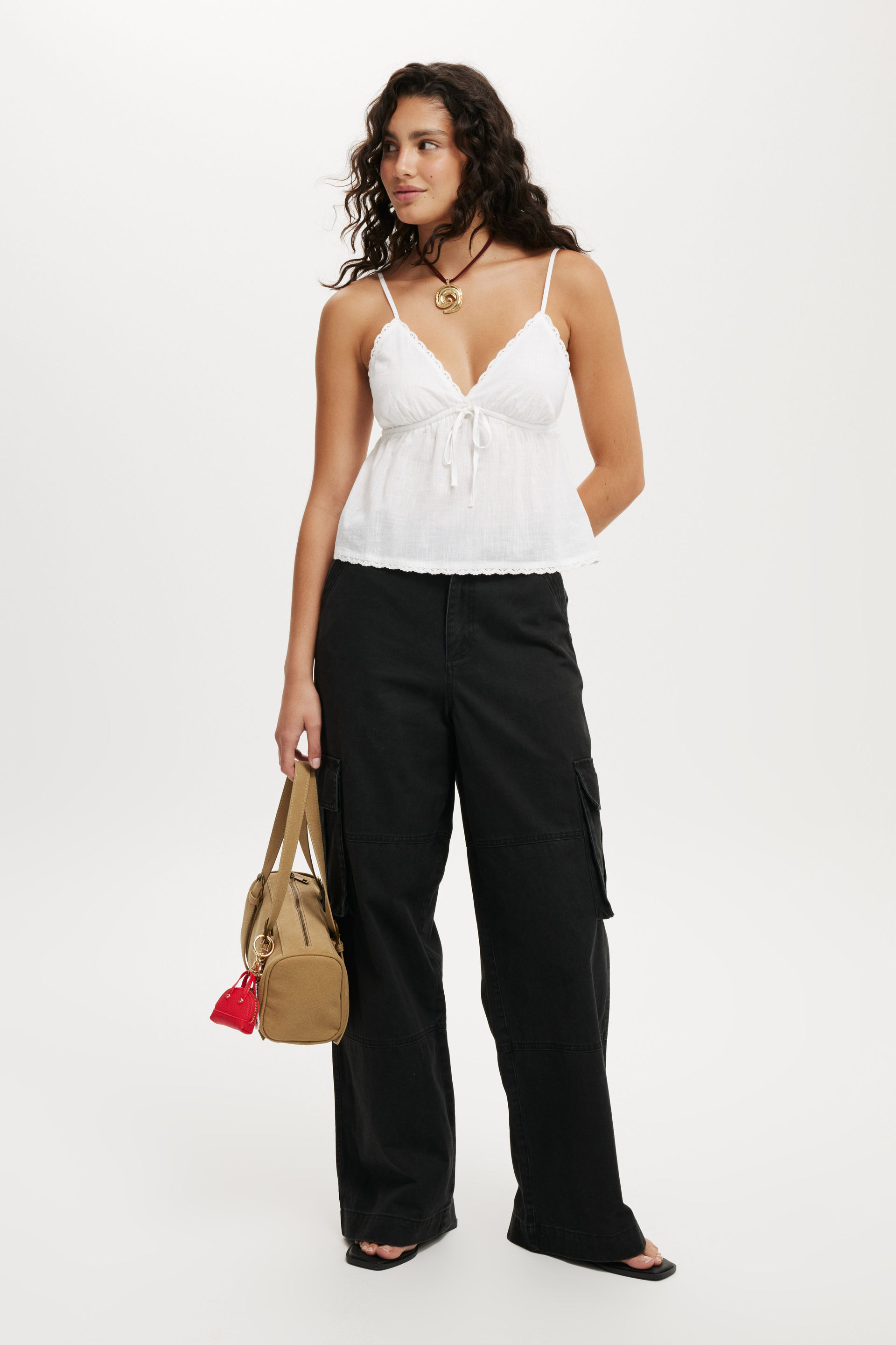 Benny Cargo Pant washed black
