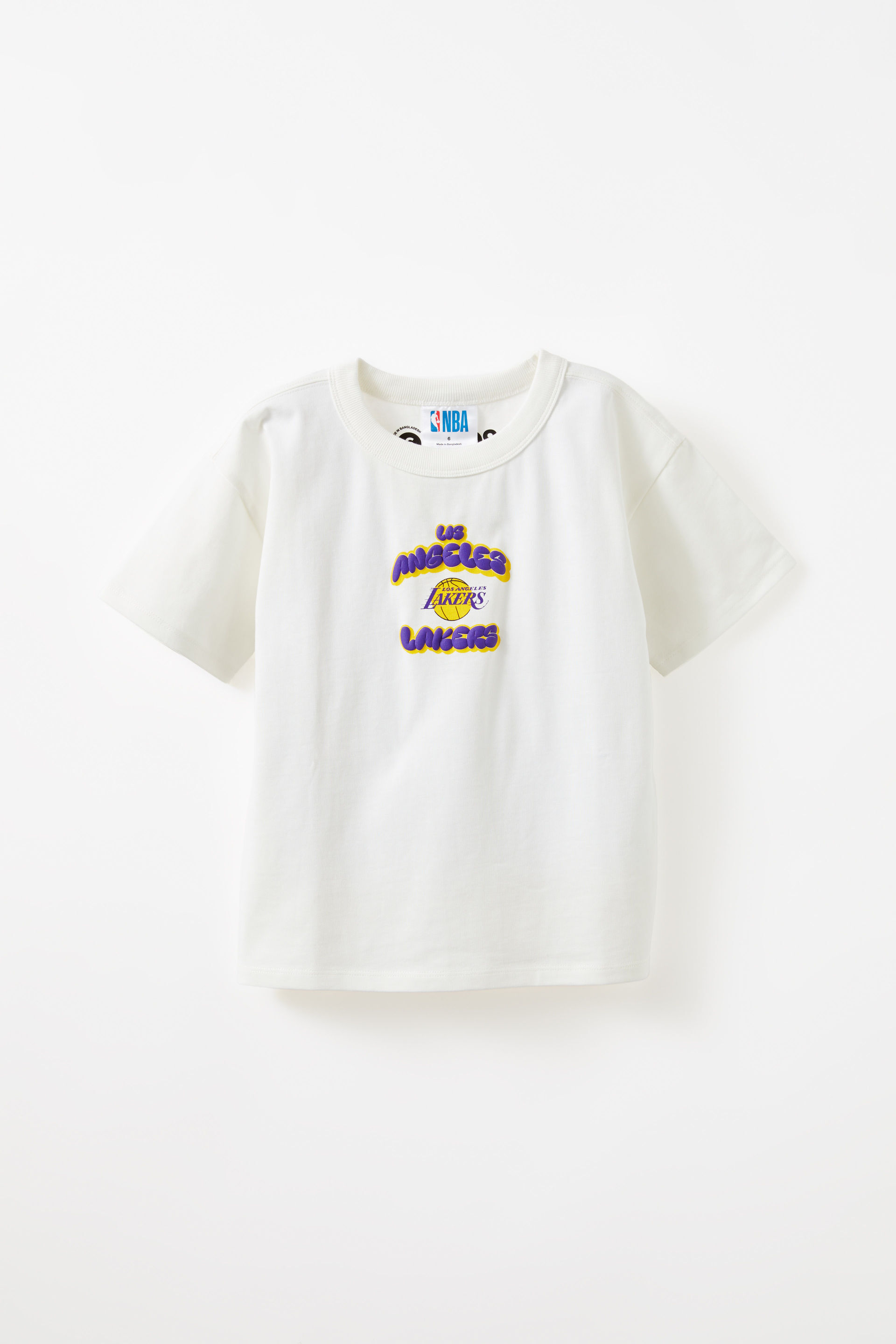 LA Lakers Drop Shoulder Short Sleeve Tee lcn nba vanilla/lakers game