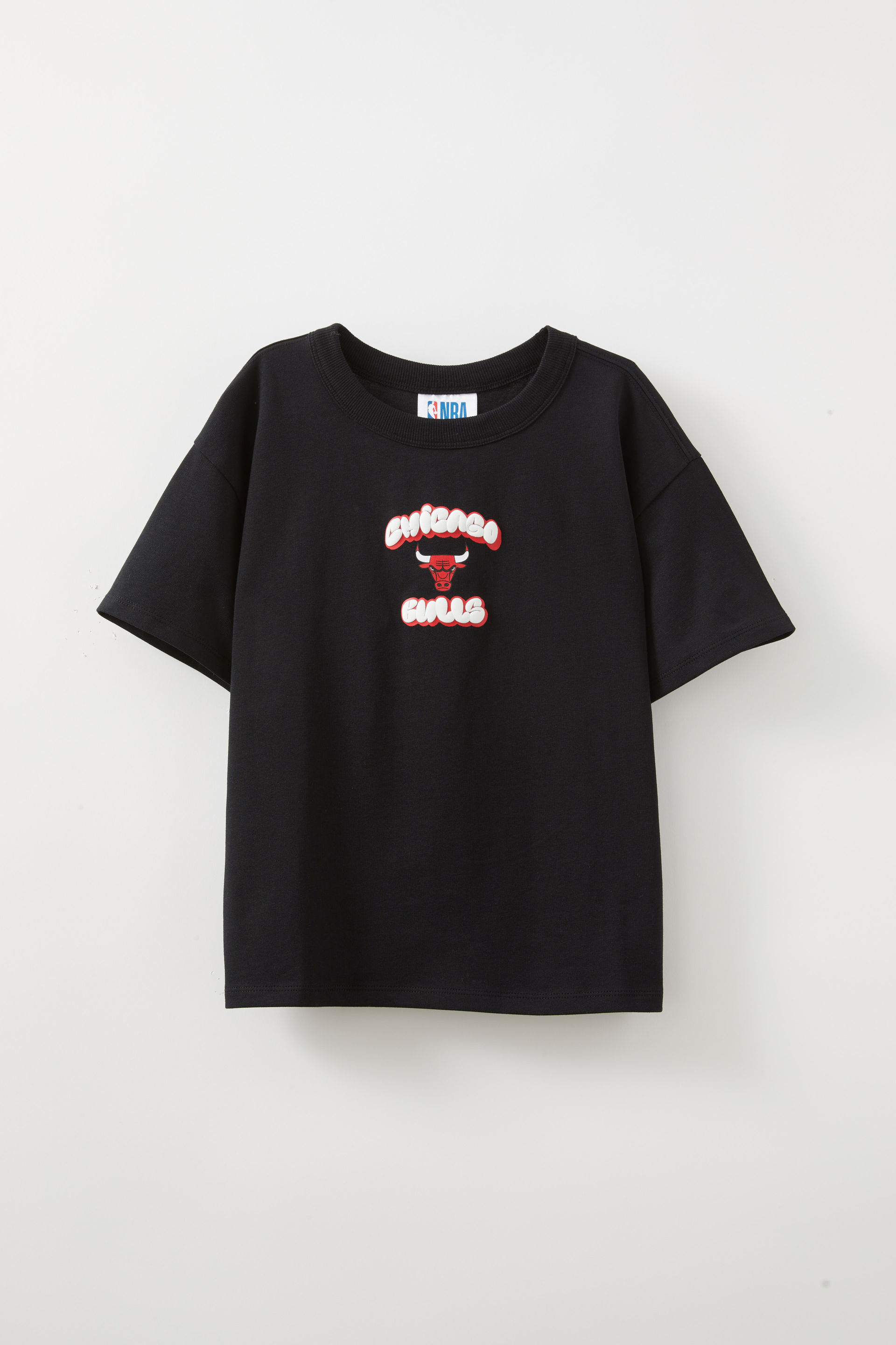 Chicago Bulls Drop Shoulder Short Sleeve Tee lcn nba black/chicago bulls