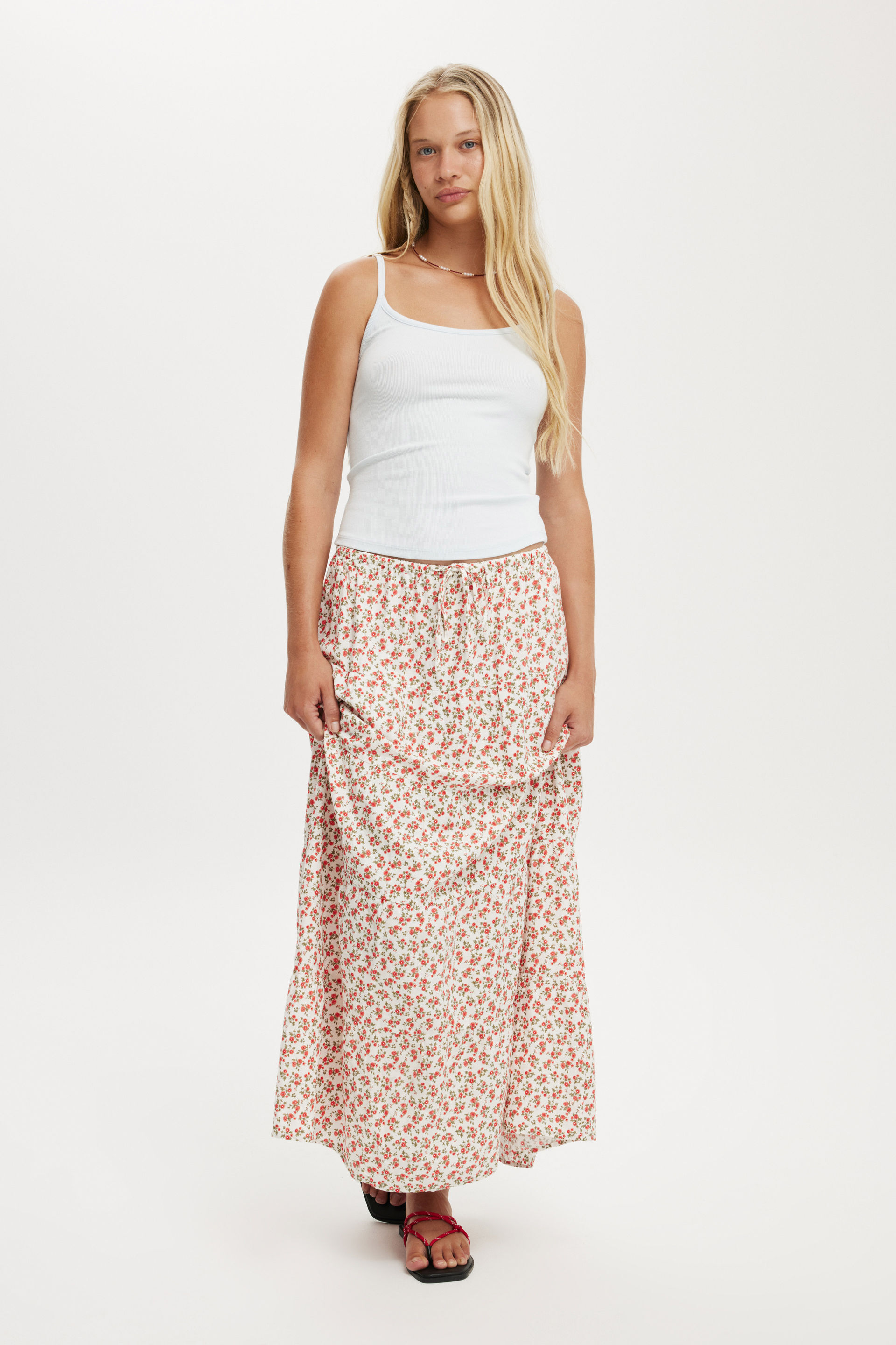 Haven Multi Tiered Maxi Skirt annaliese floral