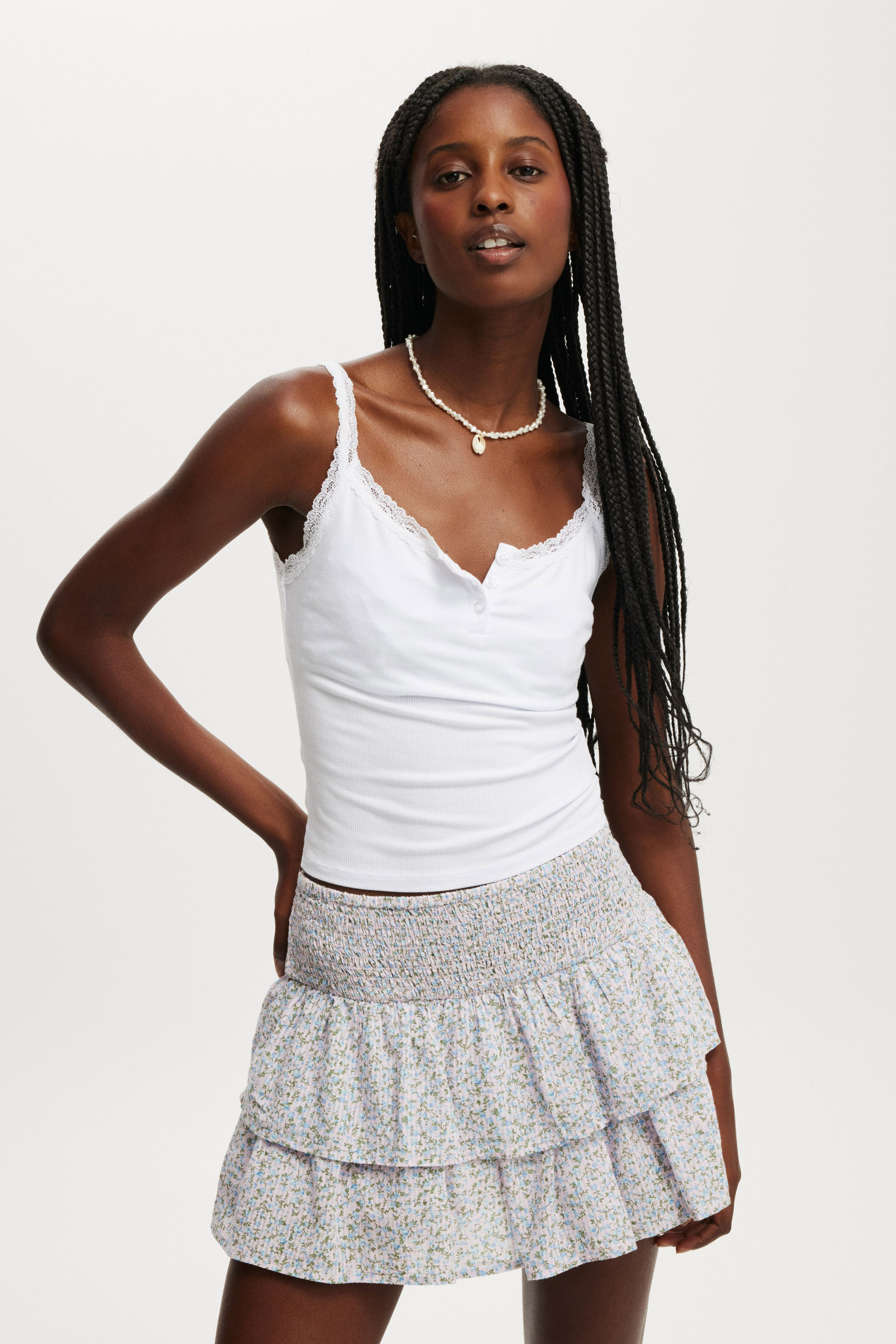 Rara Skort isabelle floral pink