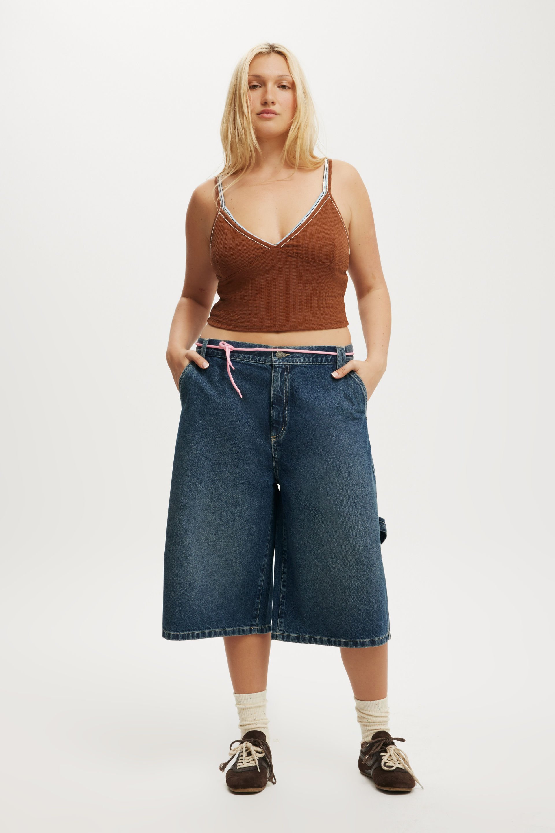 91 Baggy Denim Jort deepwater blue/carpenter