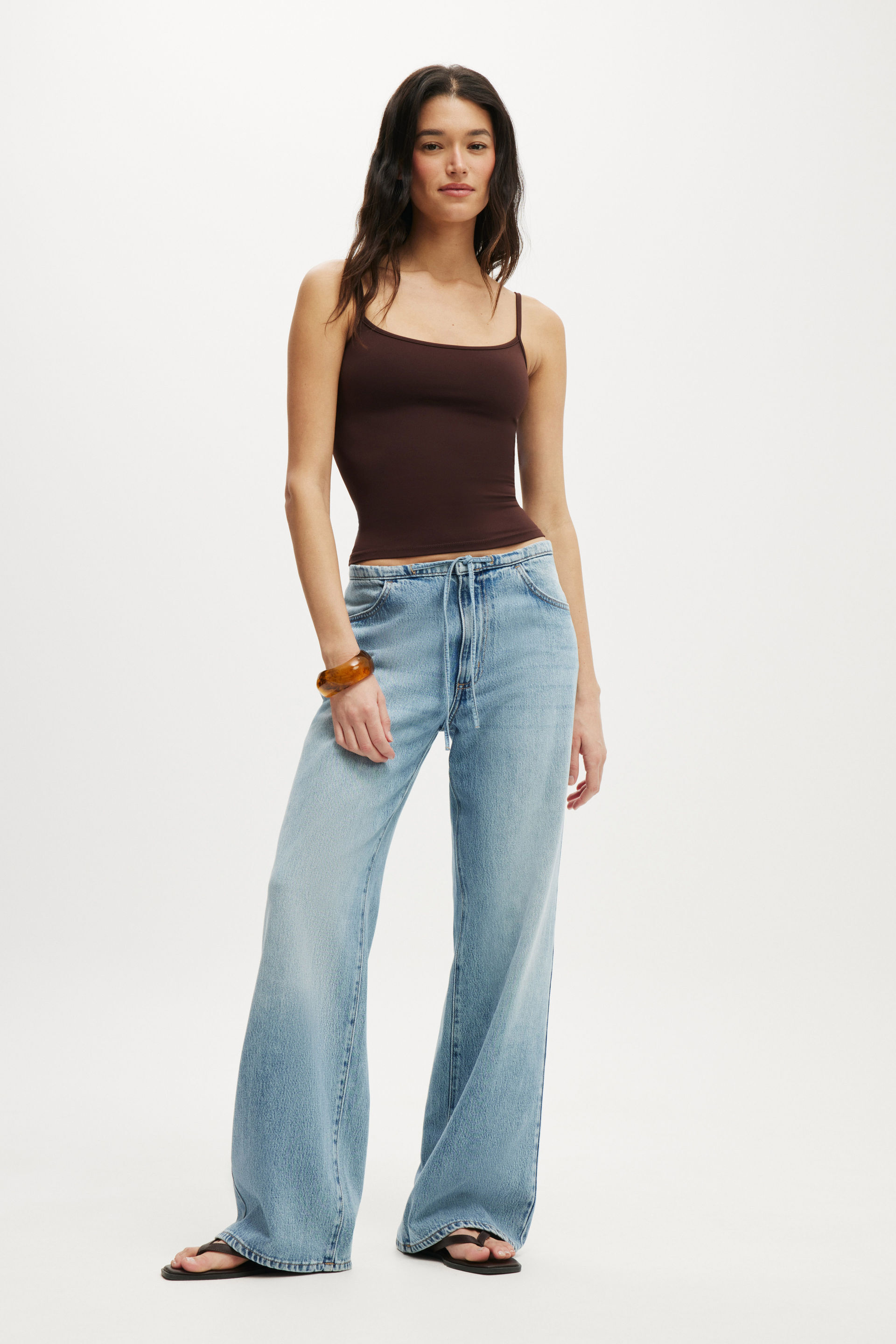 Lyocell Wide Pant coast blue