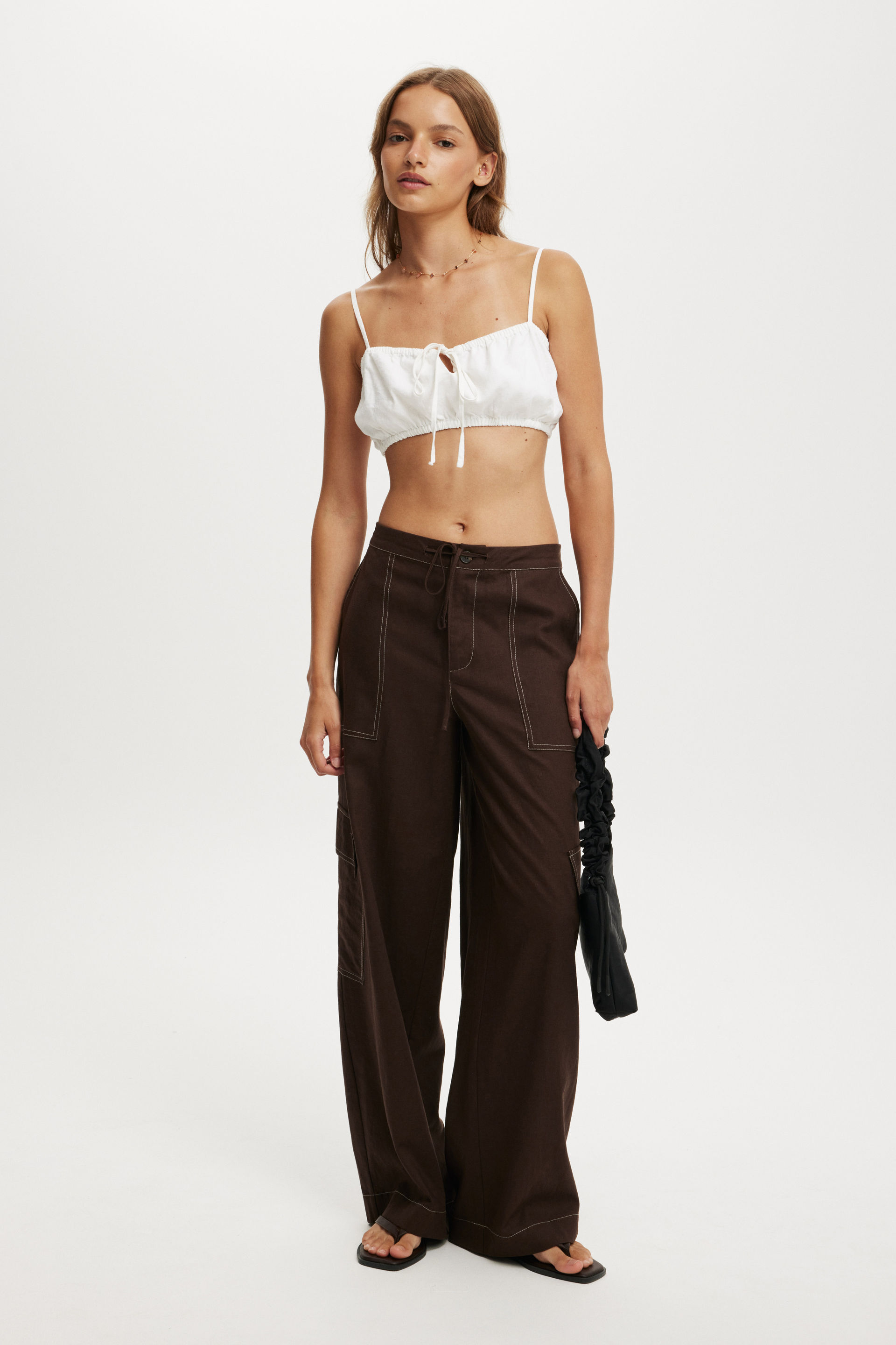 Haven Utility Pant dark oak
