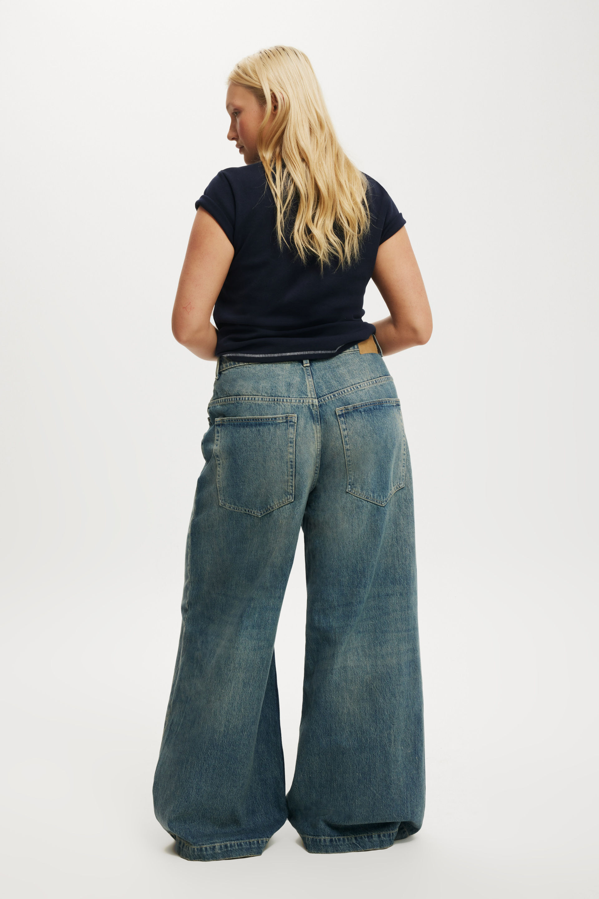 91 Wide Jean britney blue