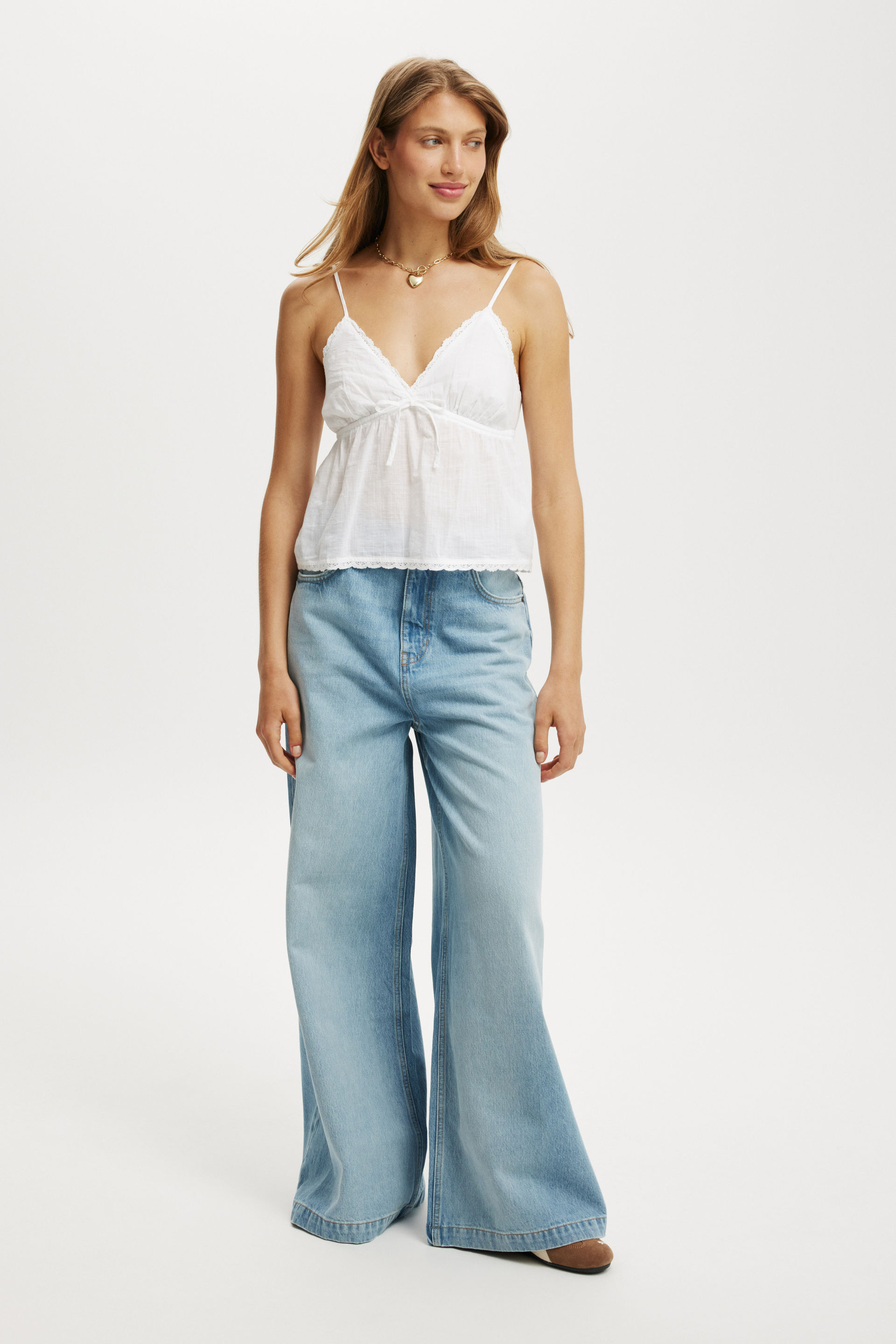 91 Wide Jean cassette blue