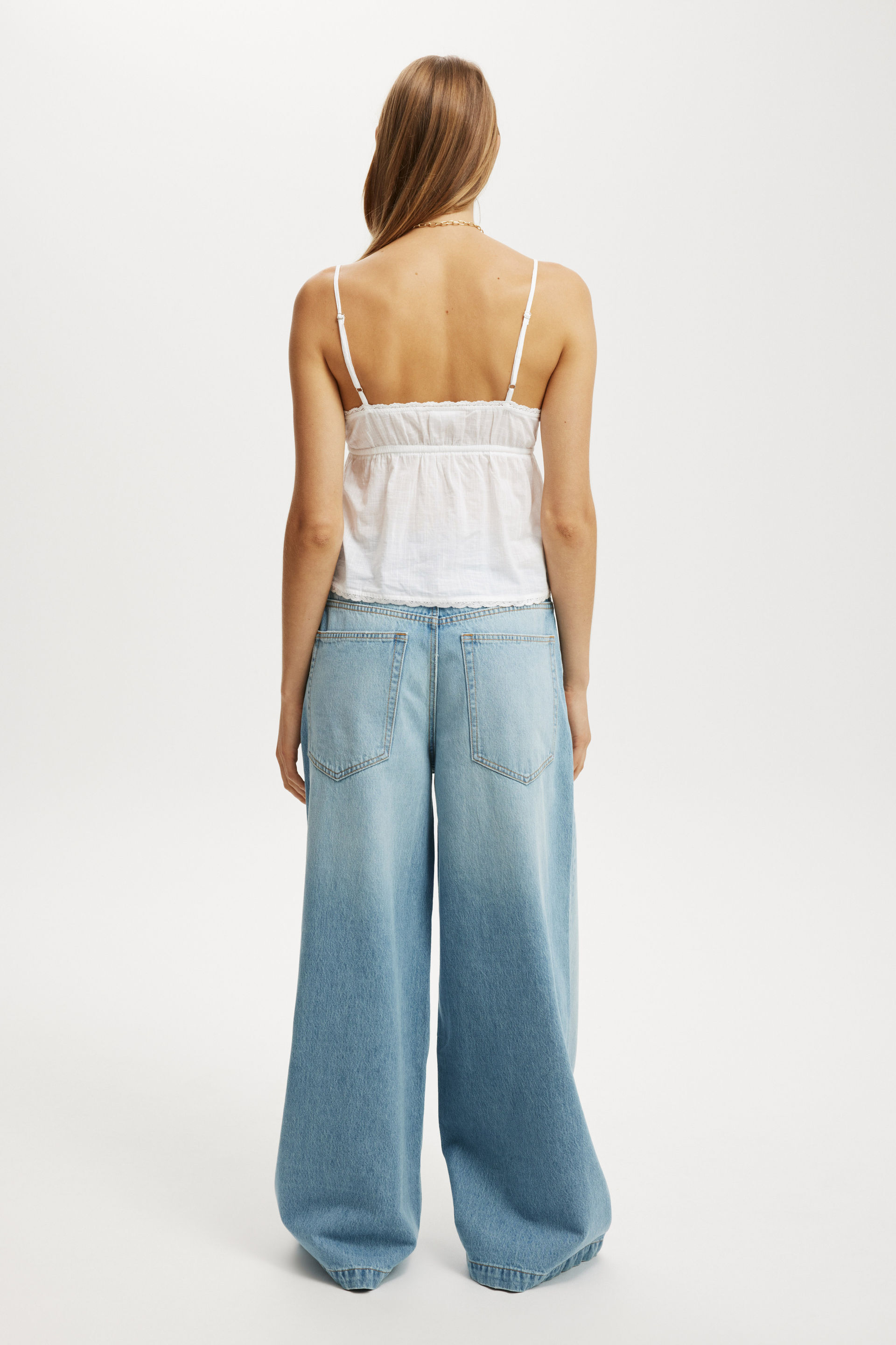 91 Wide Jean cassette blue
