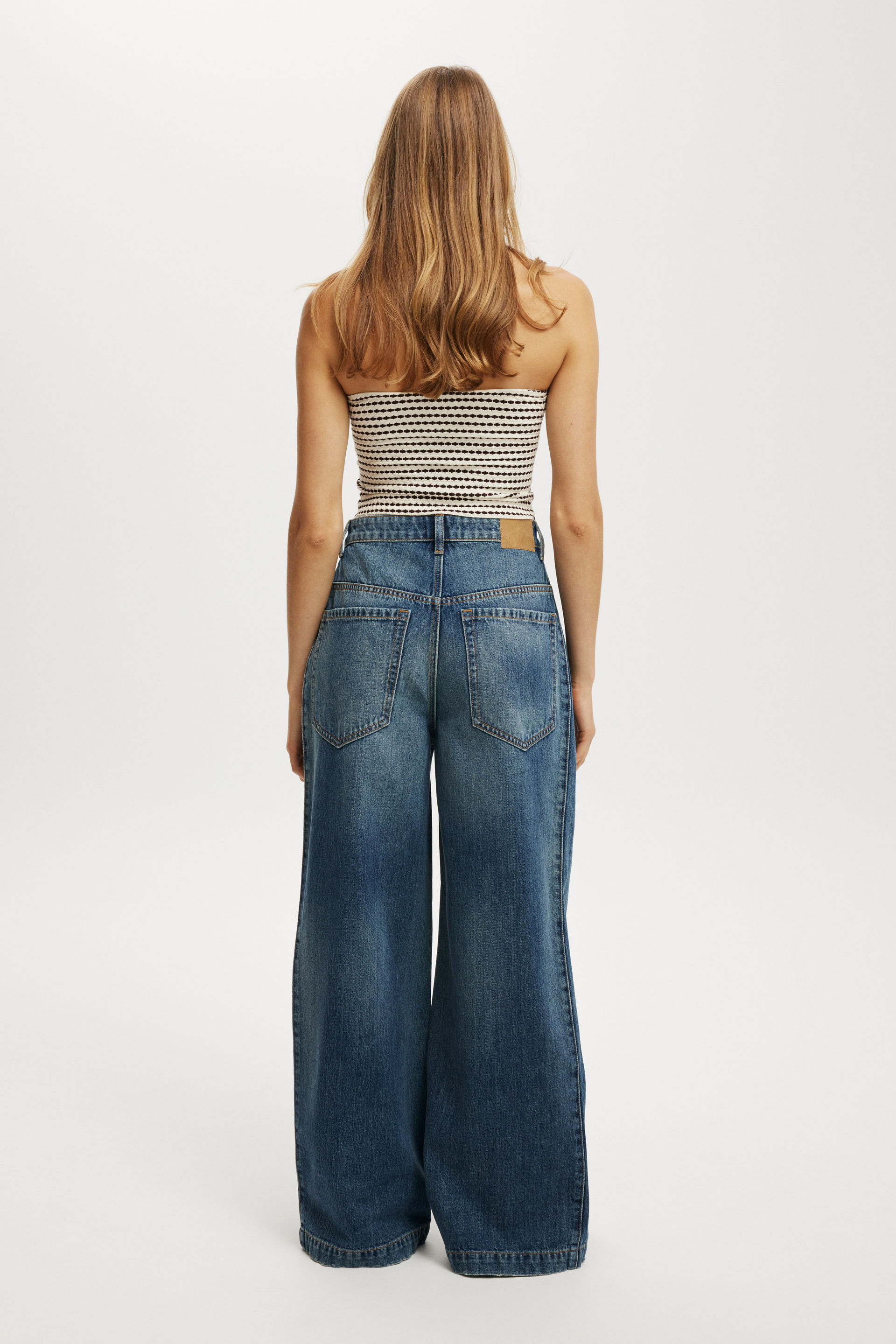 91 Wide Jean pleat florence blue