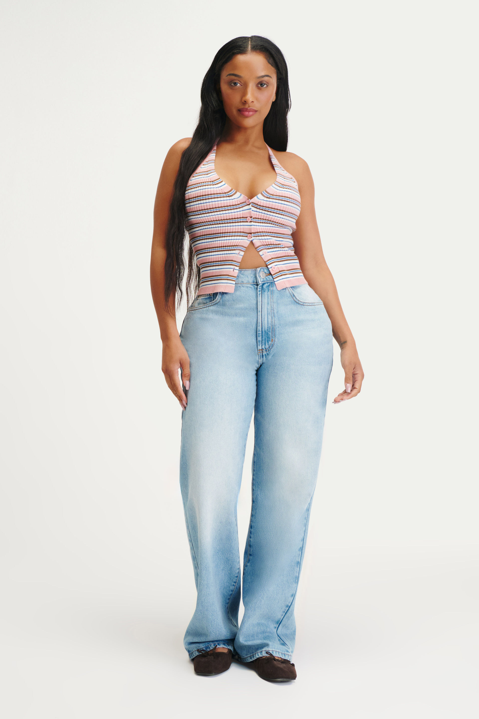 Curvy 91 Straight Jean rush blue