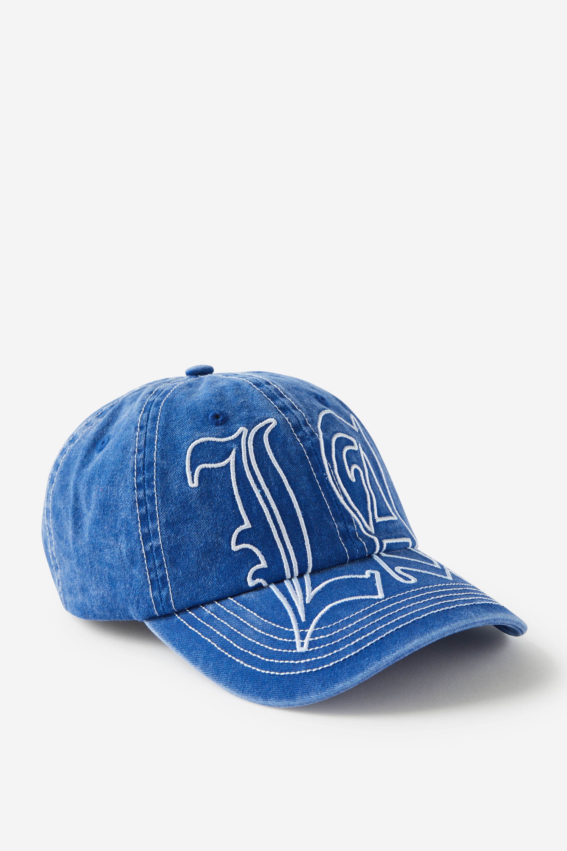 Dad Hat washed cobalt/la lines
