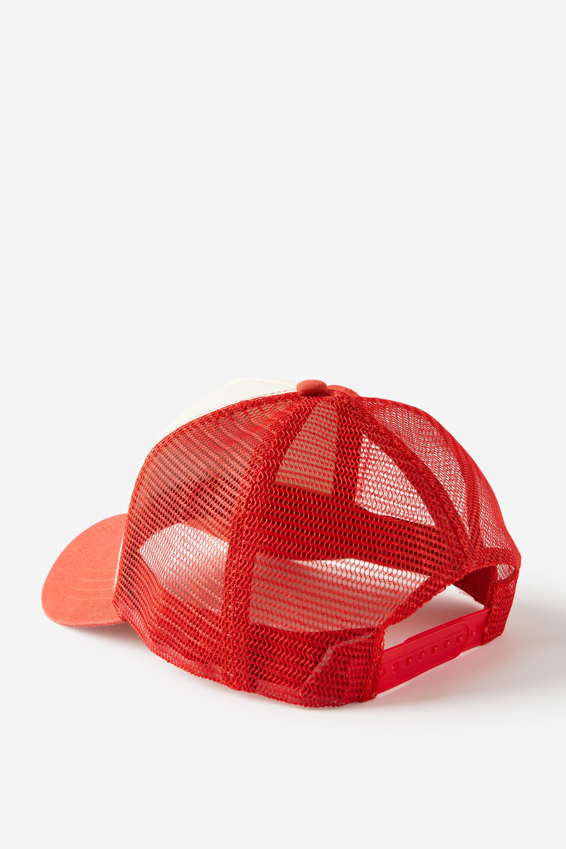 Trucker Hat dusty cream/vintage red/hollywood