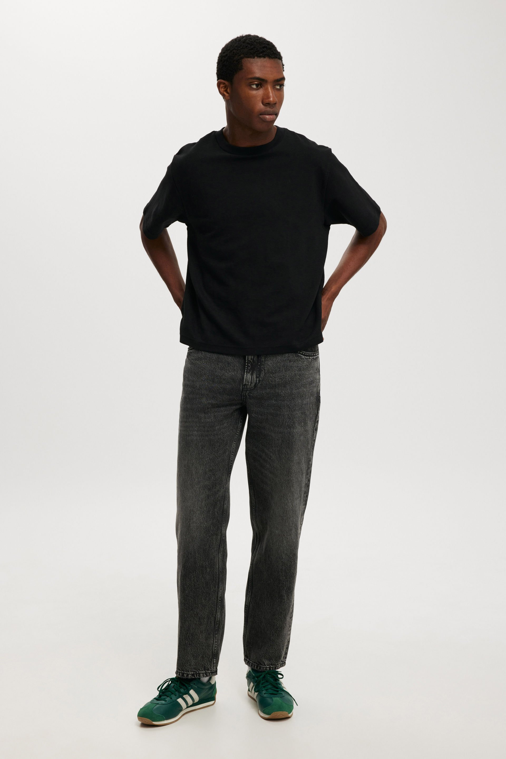 Baggy Jean domino black