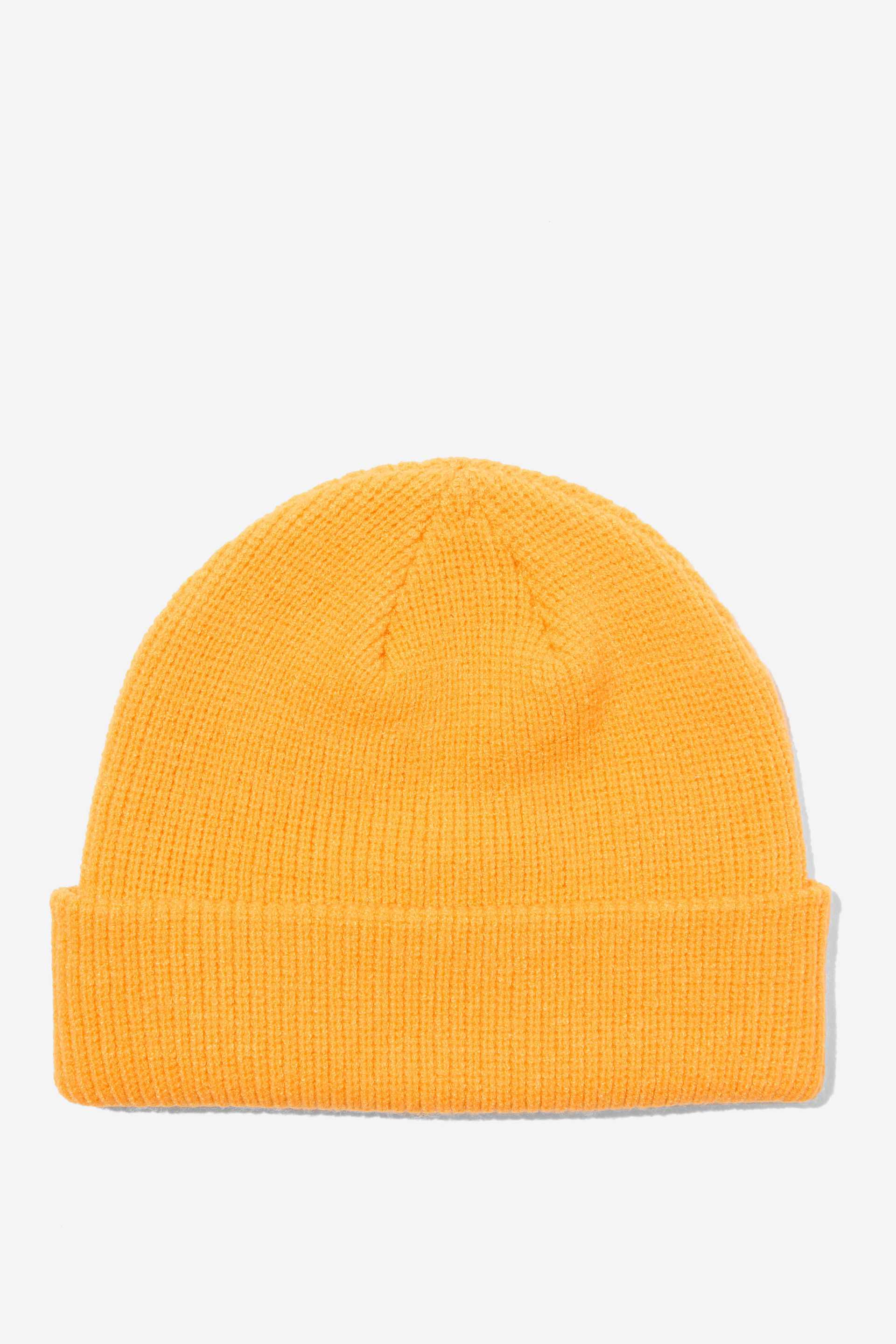 Heavy Knit Beanie bright yellow