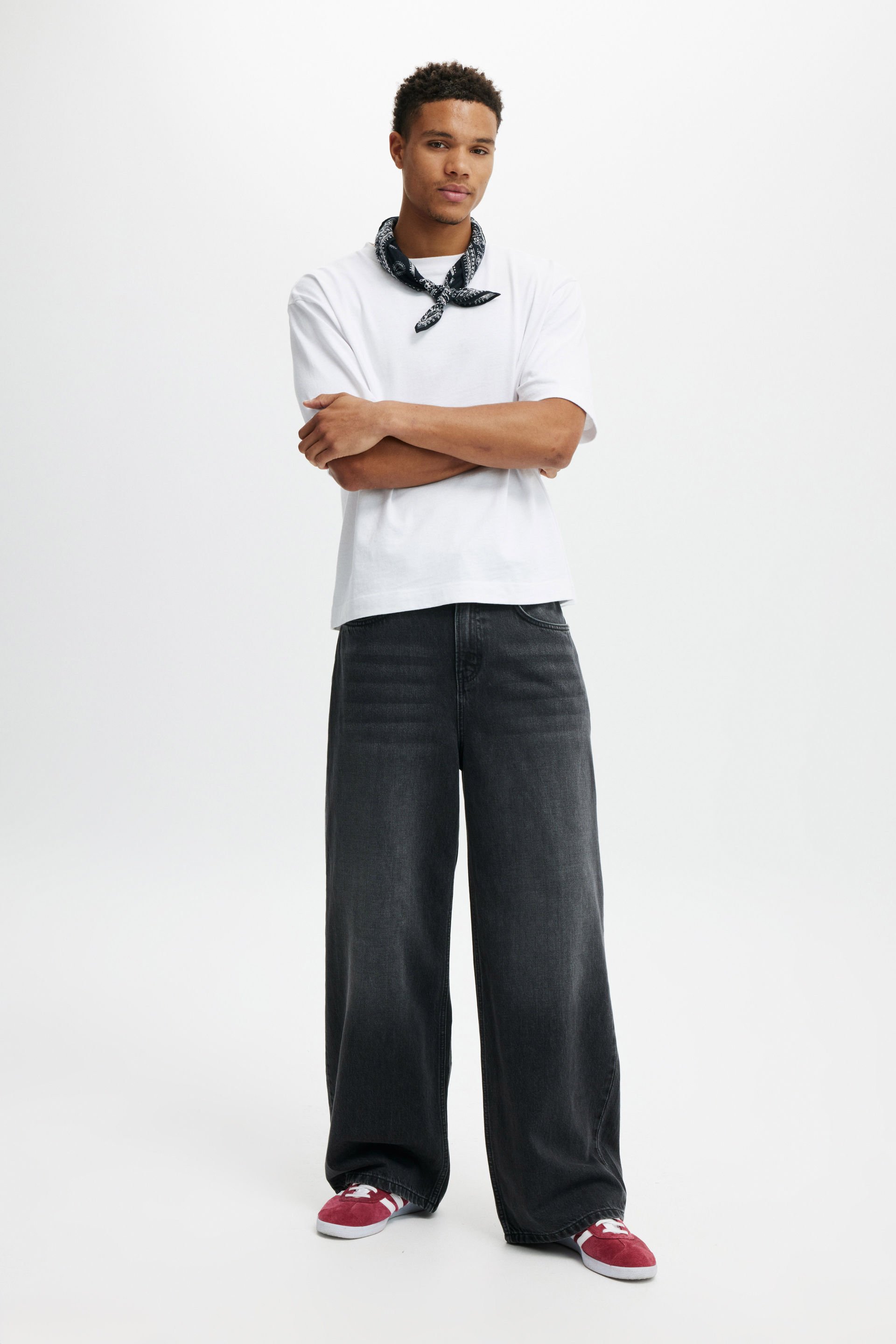 Super Baggy Jean y2k washed black