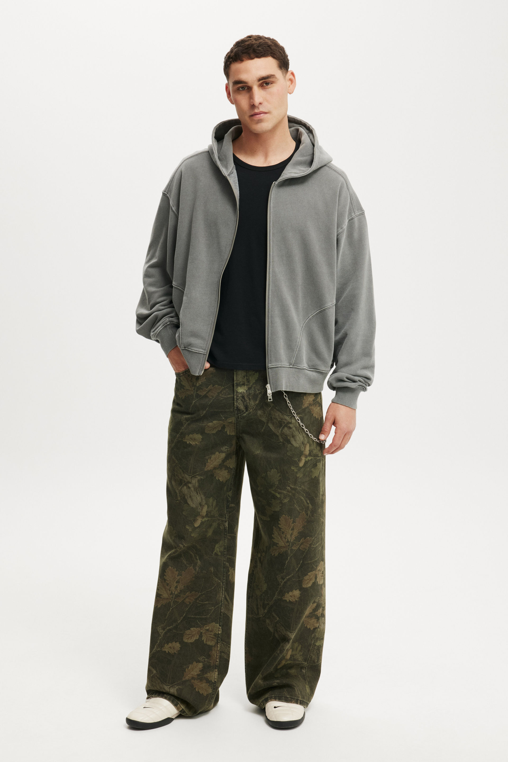 Super Baggy Jean dark tree camo